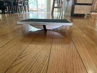 StrongTek Professional Wooden Balance Board, Rocker Board, Wood Standing Desk Accessory customer photo 2