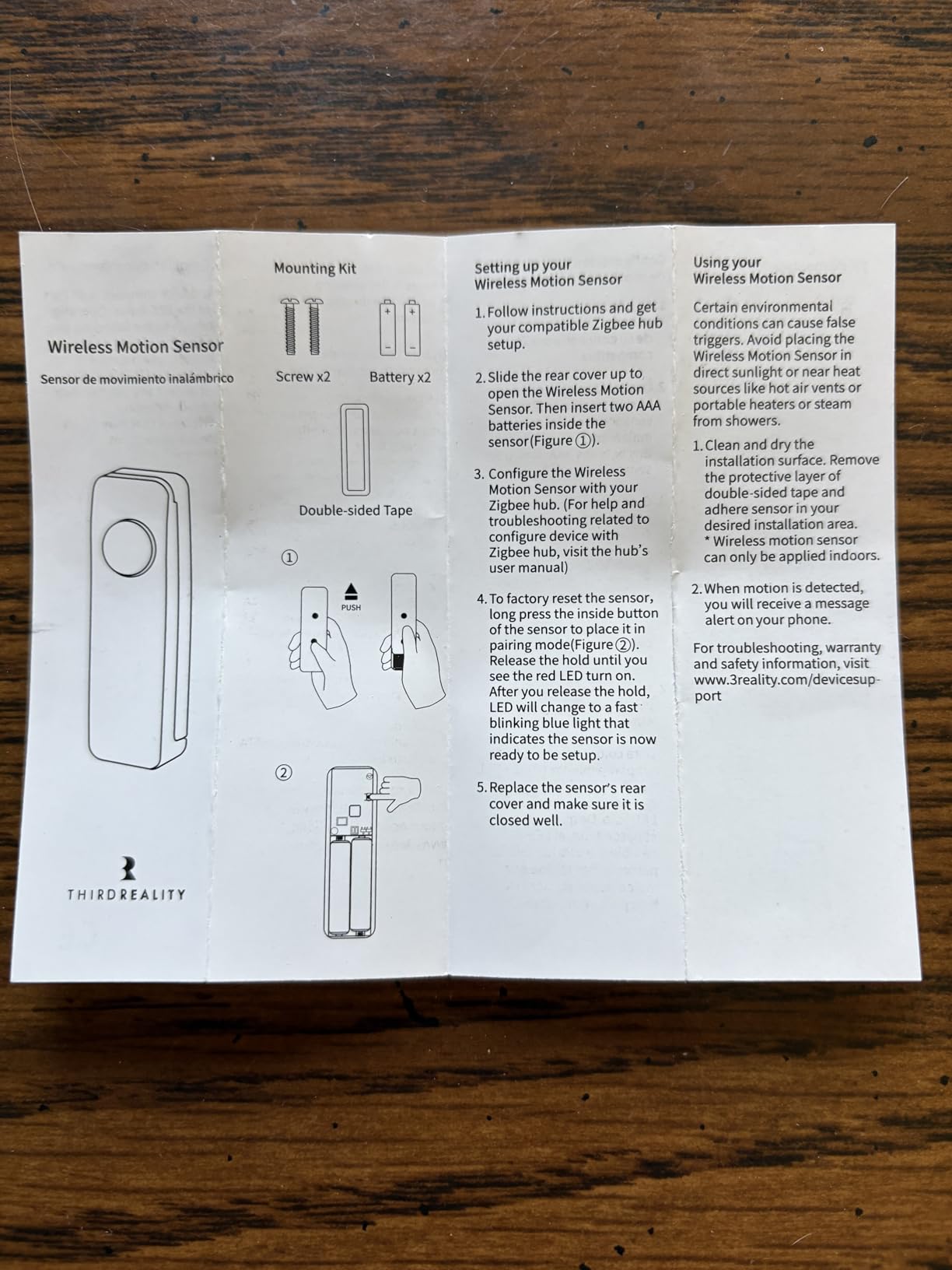 THIRDREALITY Zigbee Motion Sensor 2 Pack, Zigbee Hub Required, Pet Friendly, Work with Home Assistant, SmartThings, Aeotec, Homey, Hubitat or Echo Devices with Built-in Zigbee hub customer photo 1
