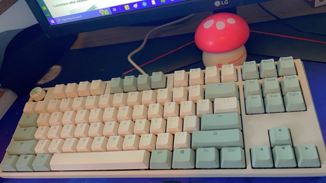 Ducky One 3 TKL Matcha Hotswap Double Shot PBT Quack Mechanical Keyboard (Cherry MX Silent Red) customer photo 1