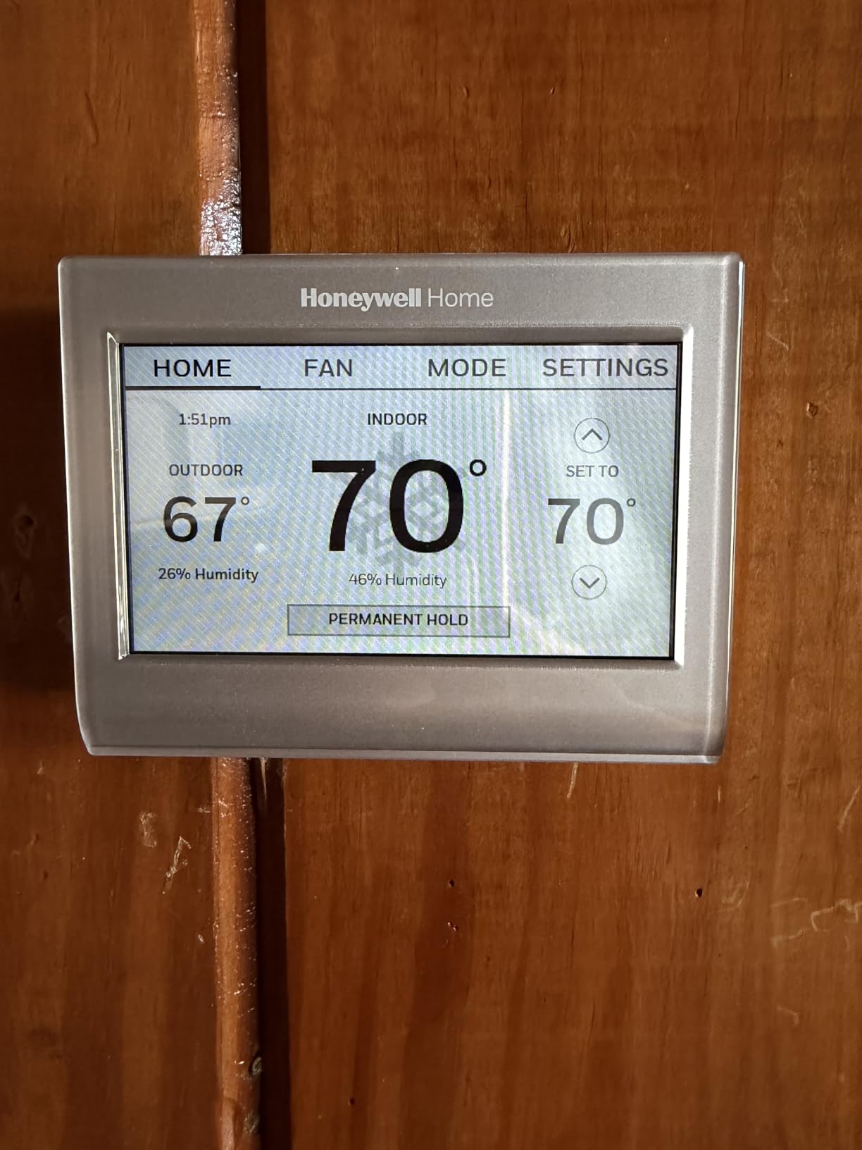Honeywell Home RTH9600WF Smart Color Thermostat ENERGY STAR Wi-Fi Programmable Touchscreen Alexa Ready - C-Wire Required customer photo 1