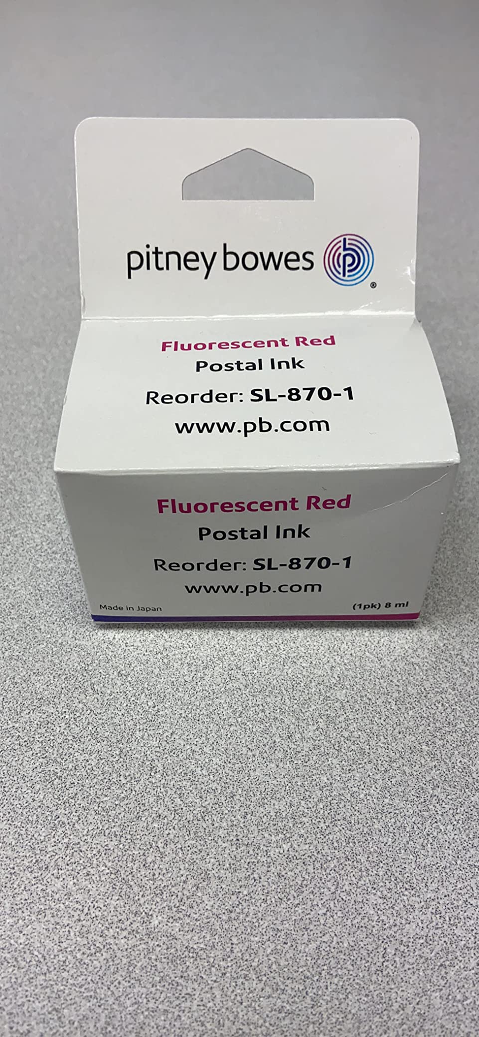 SL-870-1 Ink Cartridge for use in SendPro Mailstation - Office Supplies Ink Cartridge - Red, 8 ml customer photo 1