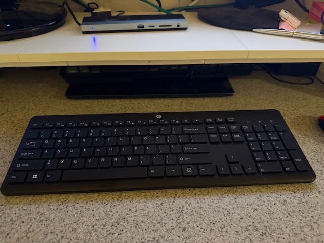HP 230 Wireless Keyboard - Wireless Connection - Low-Profile, Quiet Design - Windows & Mac OS - Laptop, PC Compatible - Shortcut Keys & Number Pad - Long Battery Life (‎3L1E7AA#ABA),Black customer photo 1