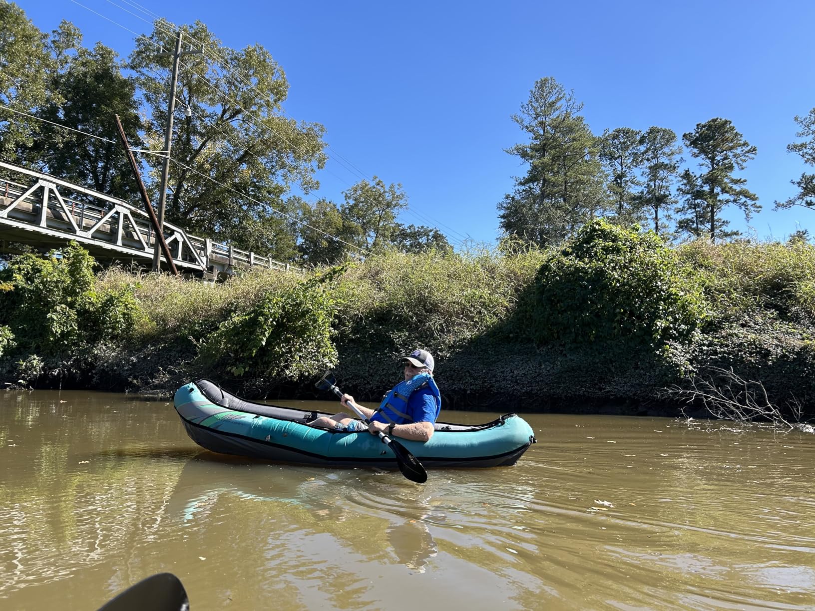 Bestway Hydro Force Inflatable Kayak Set | Includes Seat, Paddle, Hand Pump, Storage Carry Bag customer photo 1
