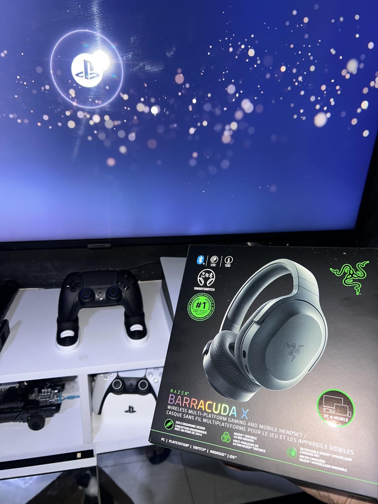 Razer Barracuda X Wireless Gaming & Mobile Headset (PC, PlayStation, Switch 2, Android, iOS): 2.4GHz Wireless + Bluetooth customer photo 2