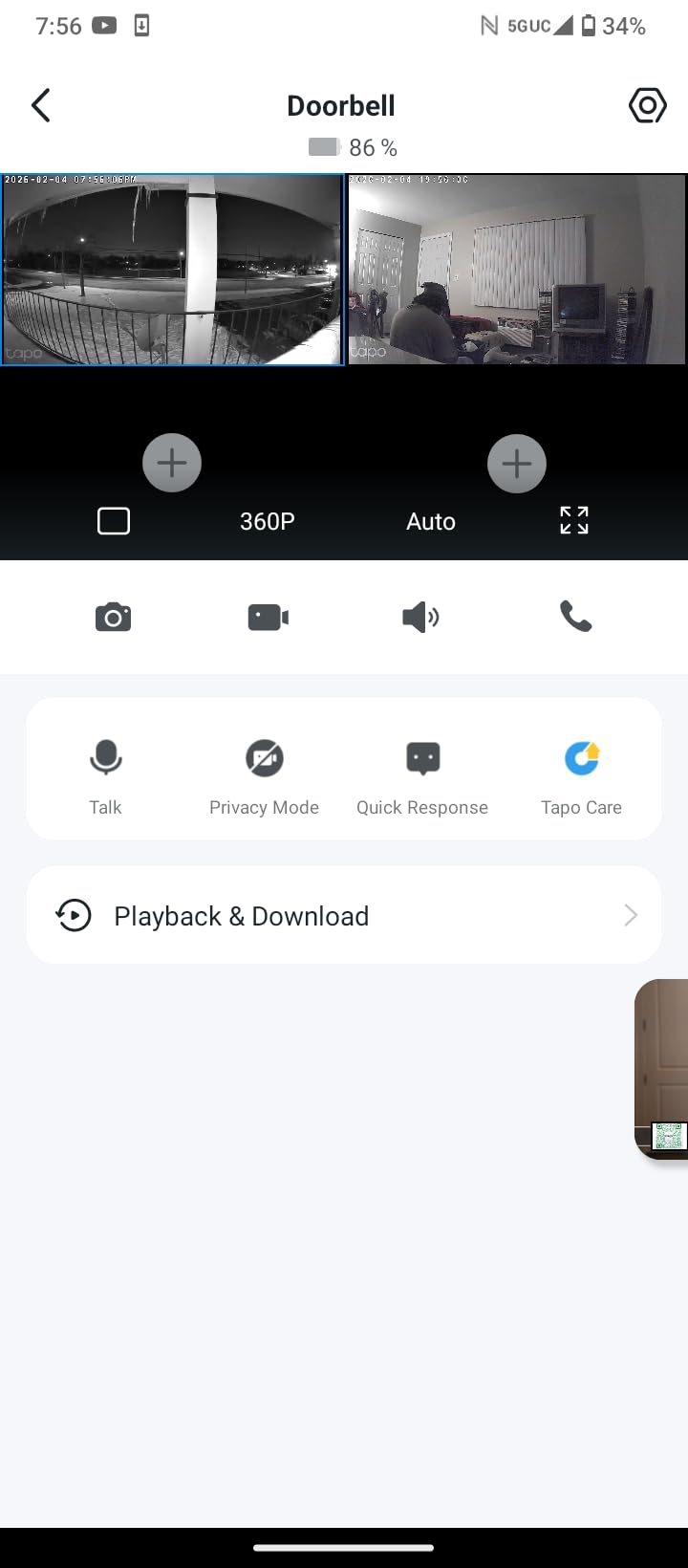 TP-Link 2K Pan Tilt Security Camera for Baby Monitor, Dog Camera w/Motion Detection, 2-Way Audio Siren, Night Vision, Cloud &SD Card Storage (Up to 256 GB), Works with Alexa & Google Home (C210) customer photo 2