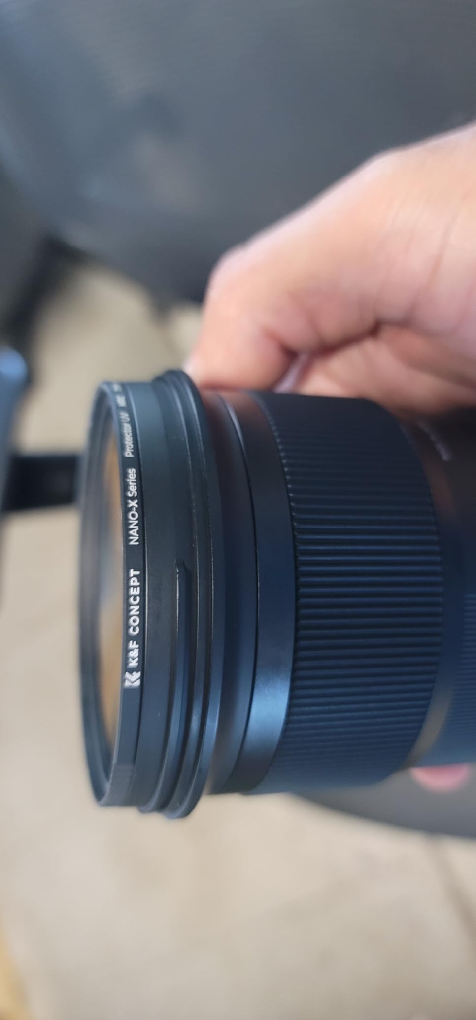 K&F CONCEPT 77mm MC UV Protection Filter Shockproof Tempered Optical Glass with 28 Multi-Layer Coatings HD/Waterproof/Scratch Resistant for Camera Lens (Nano-X Series) customer photo 2