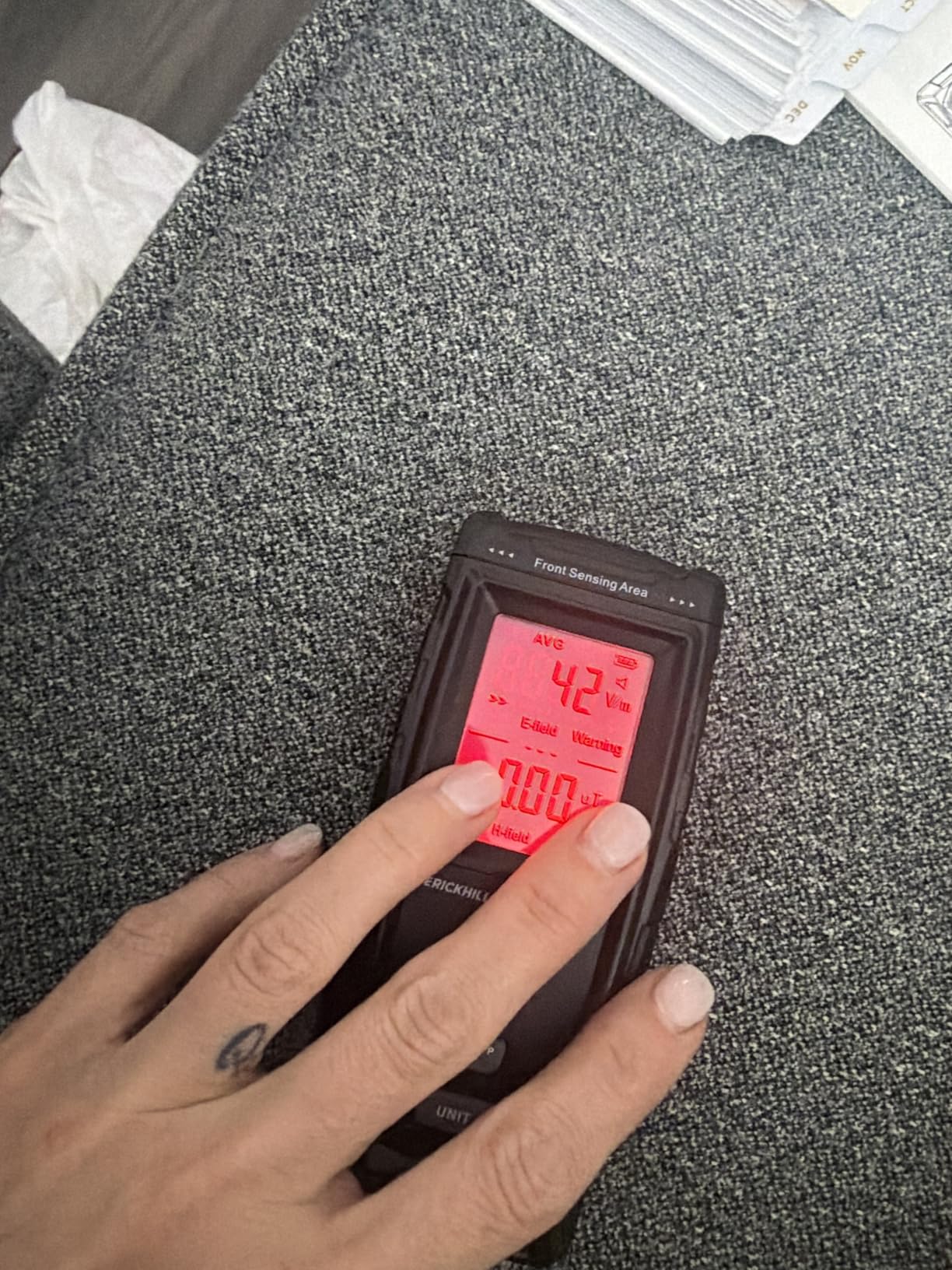 ERICKHILL EMF Meter - 3-in-1 Rechargeable EMF Detector for Home & Ghost Hunting customer photo 1