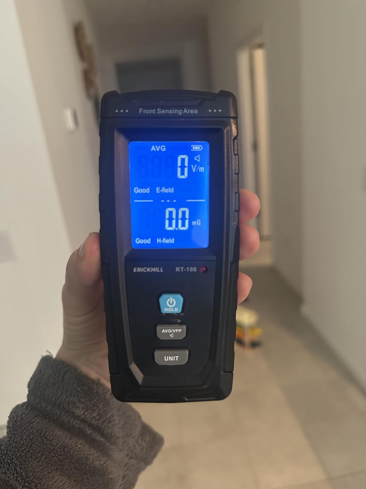 ERICKHILL EMF Meter - 3-in-1 Rechargeable EMF Detector for Home & Ghost Hunting customer photo 2