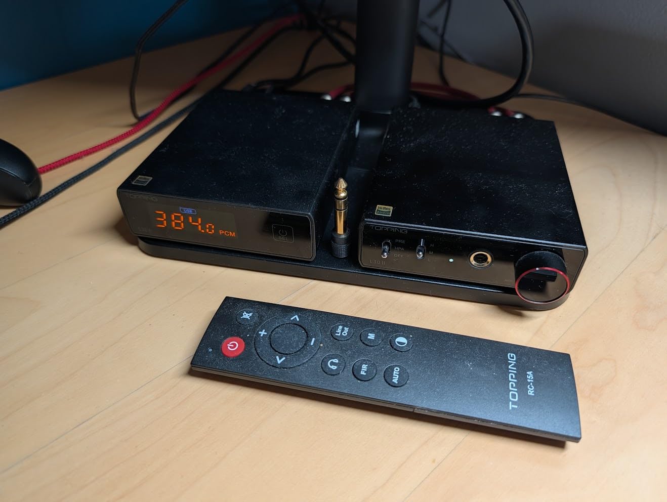 Topping E30 II DAC Preamp Audio Decoder- 2xAK4493S Hi-Res XMOS XU208 DAC 32Bit/768kHz DSD512 DSD Direct Mode for USB/Coax/Opt Inputs RCA HiFi Stereo Digital Audio Decoder customer photo 1