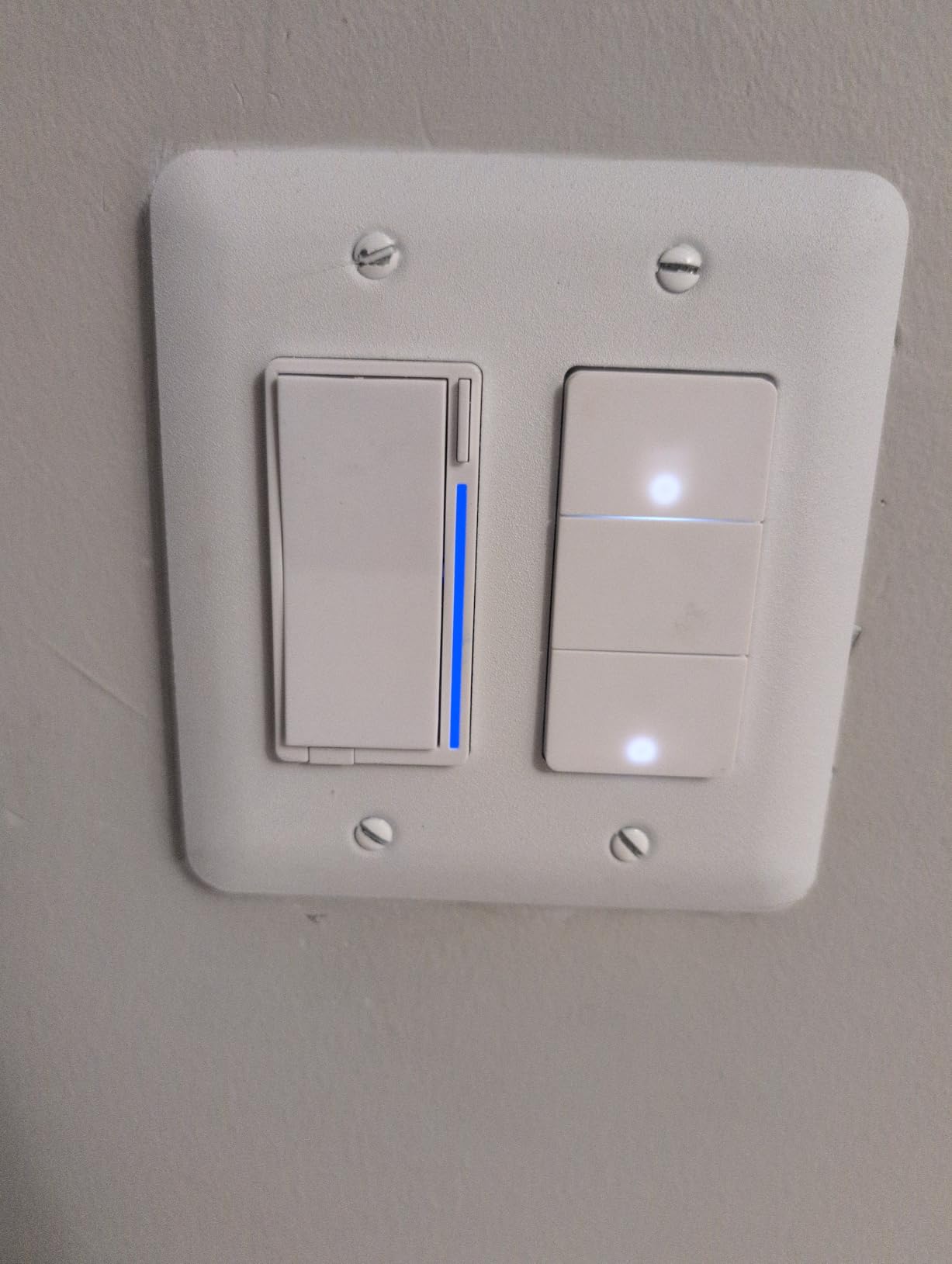 Inovelli 2-1 Smart Switch (On/Off or Dimmer) - Blue Series, Zigbee & Matter Compatible, Works with Home Assistant, SmartThings, Hubitat, Homey (Blue Series) customer photo 1
