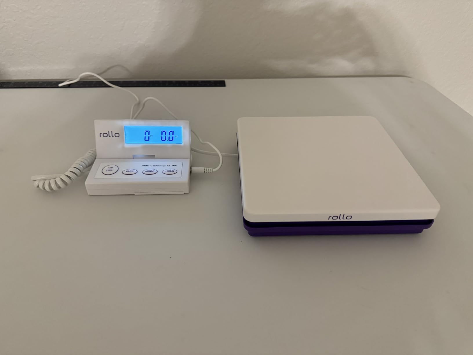 Rollo Shipping Scale for Packages - Digital Shipping Postal Scale (110 Lb Max) - Hold and Tare Functions customer photo 2