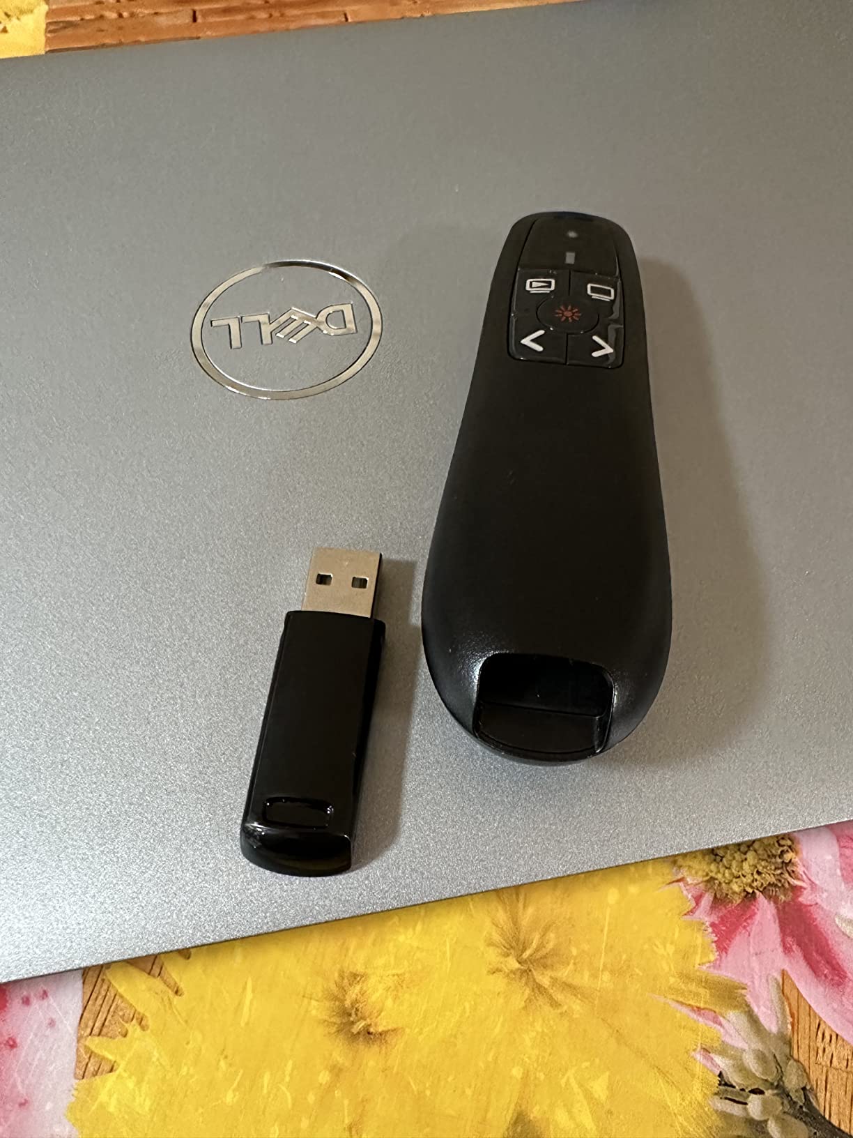 Wireless Presentation Clicker for Google Slides: 100ft Range | Ultra-Bright 656ft Red Pointer | Battery Powered - Plug & Play USB Presenter Remote with Volume & Black Screen for Mac Win PPT Keynote customer photo 1