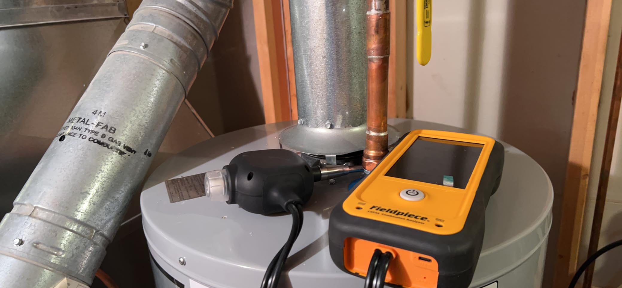 Fieldpiece CAT45 Combustion Analyzer - Accurately Measure O2, CO, CO2, Draft Pressure - HVAC Tool customer photo 2