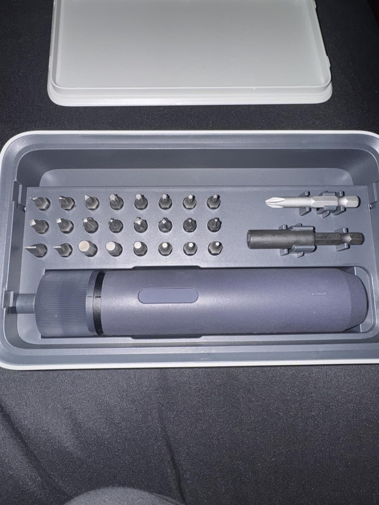 HOTO Electric Screwdriver Kit, Upgraded 1/4'' Hex 25 Bits, Magnetic Lid, Rechargeable Cordless Screwdriver, 1500mAh Battery, LED Light, Ideal for Furniture Assembly, Home Repair & Garage Projects customer photo 2