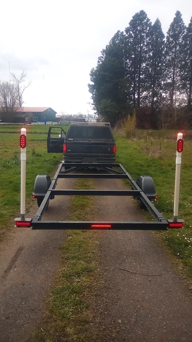 CheeMuii 7 Way Trailer Cord and 7 Gang Junction Box Kit with 12V Breakaway Switch and Plug Holder Heavy Duty 8 FT Trailer Wiring Harness Kit customer photo 1