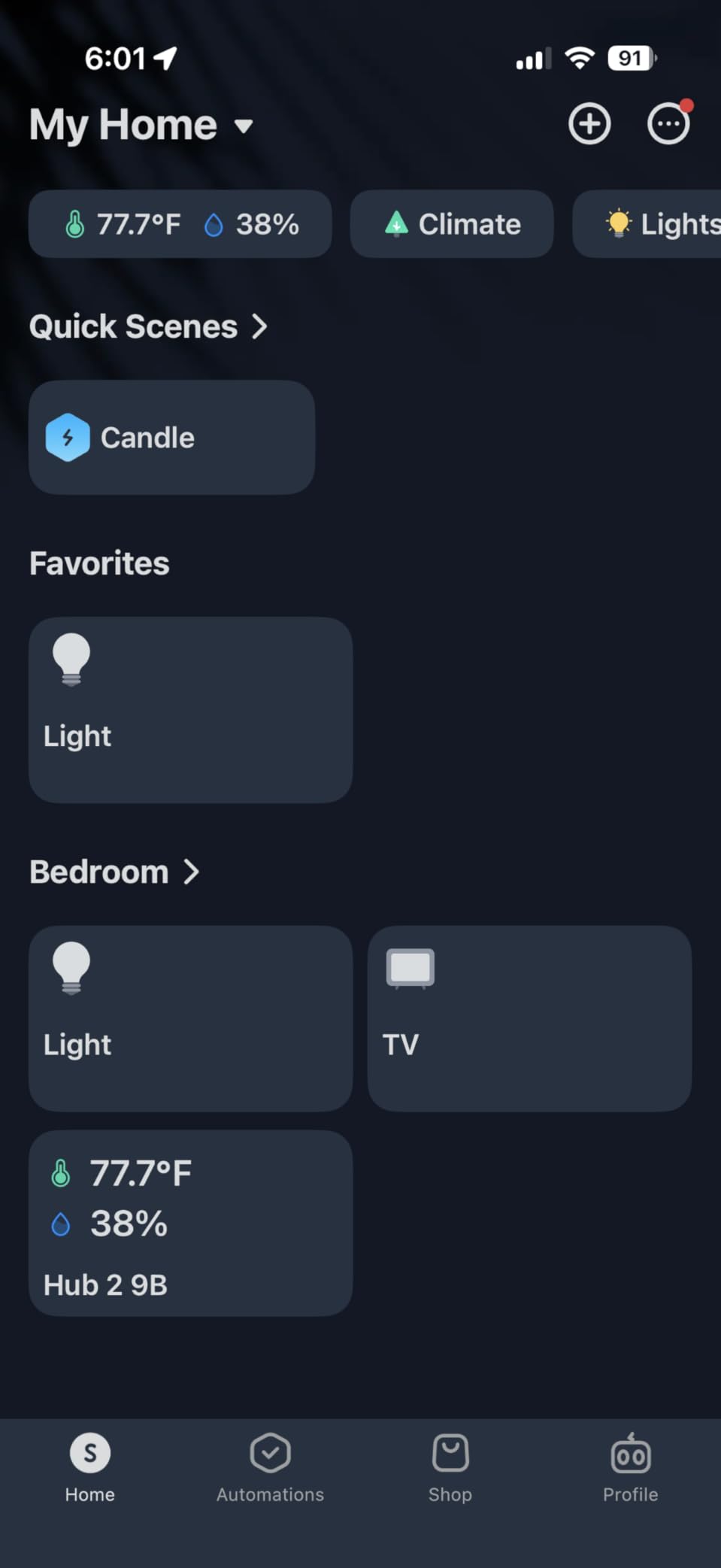 SwitchBot Hub 2 (2nd Gen), work as a WiFi Thermometer Hygrometer, IR Remote Control, Smart Remote and Light Sensor, Link SwitchBot to Wi-Fi, Compatible with Alexa & Google Assistant customer photo 1