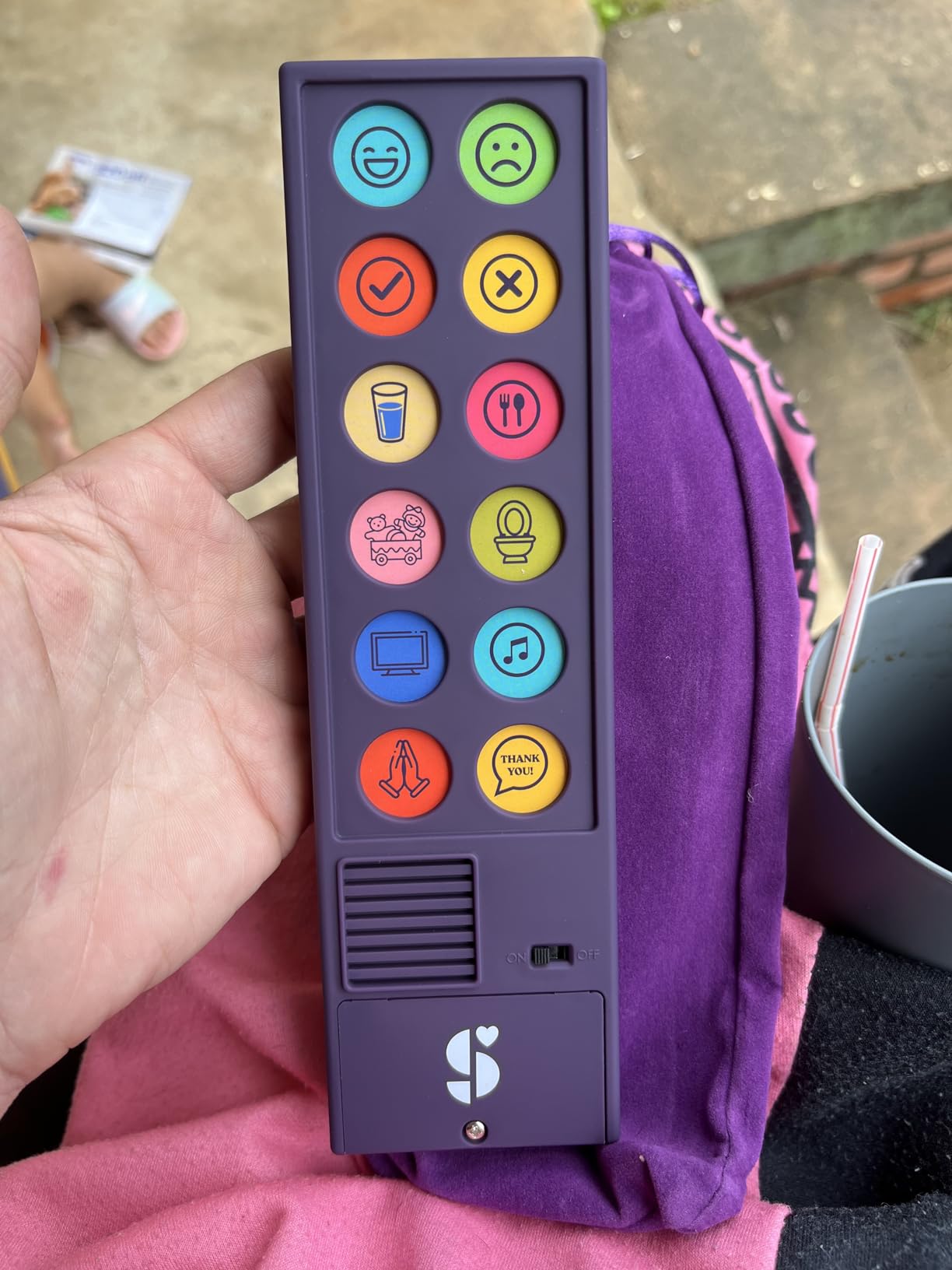 Special Supplies AAC Communication Device for Speech Therapy, Talker Buddy Communication Device for Non Verbal Kids & Adults, Talking Aids for Home or School + Travel Bag customer photo 1