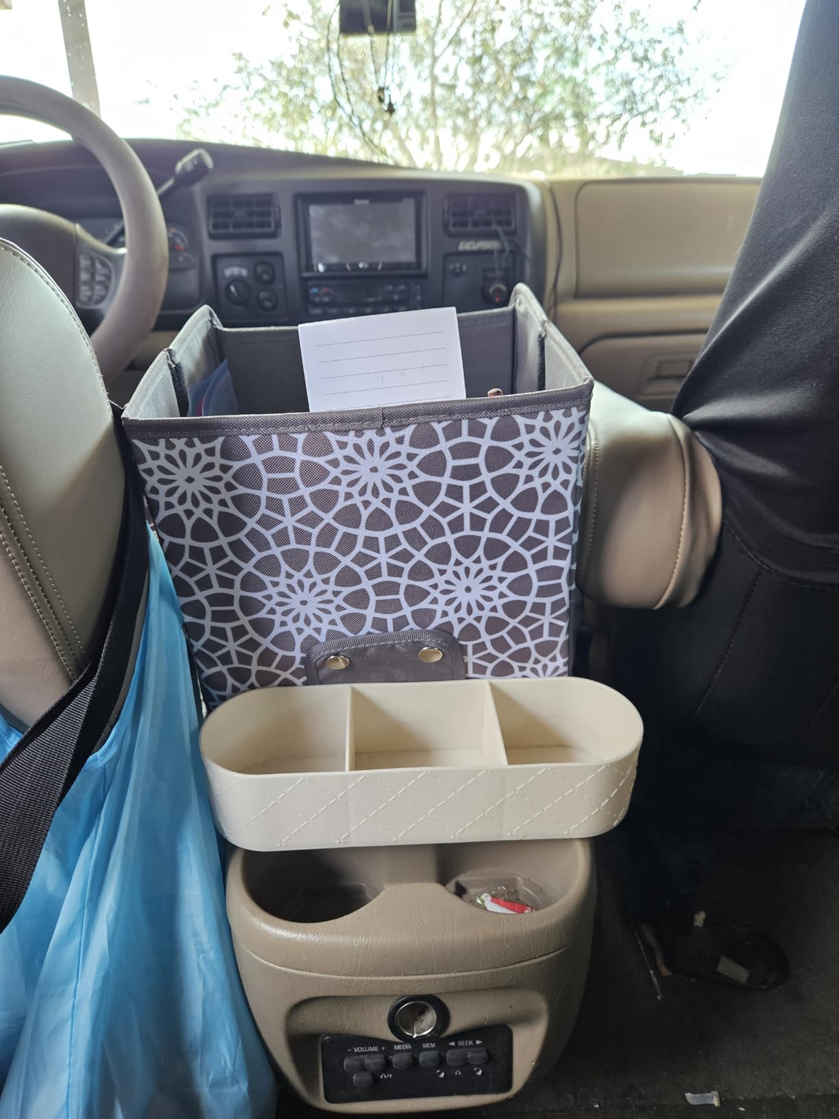 MULISOFT Car Seat Organizer- Backseat Car Organizer with 11 Storages Compartments and 2 Cup Holders, Organizers and Storage, Front Seat for Travel Kids,Black customer photo 2