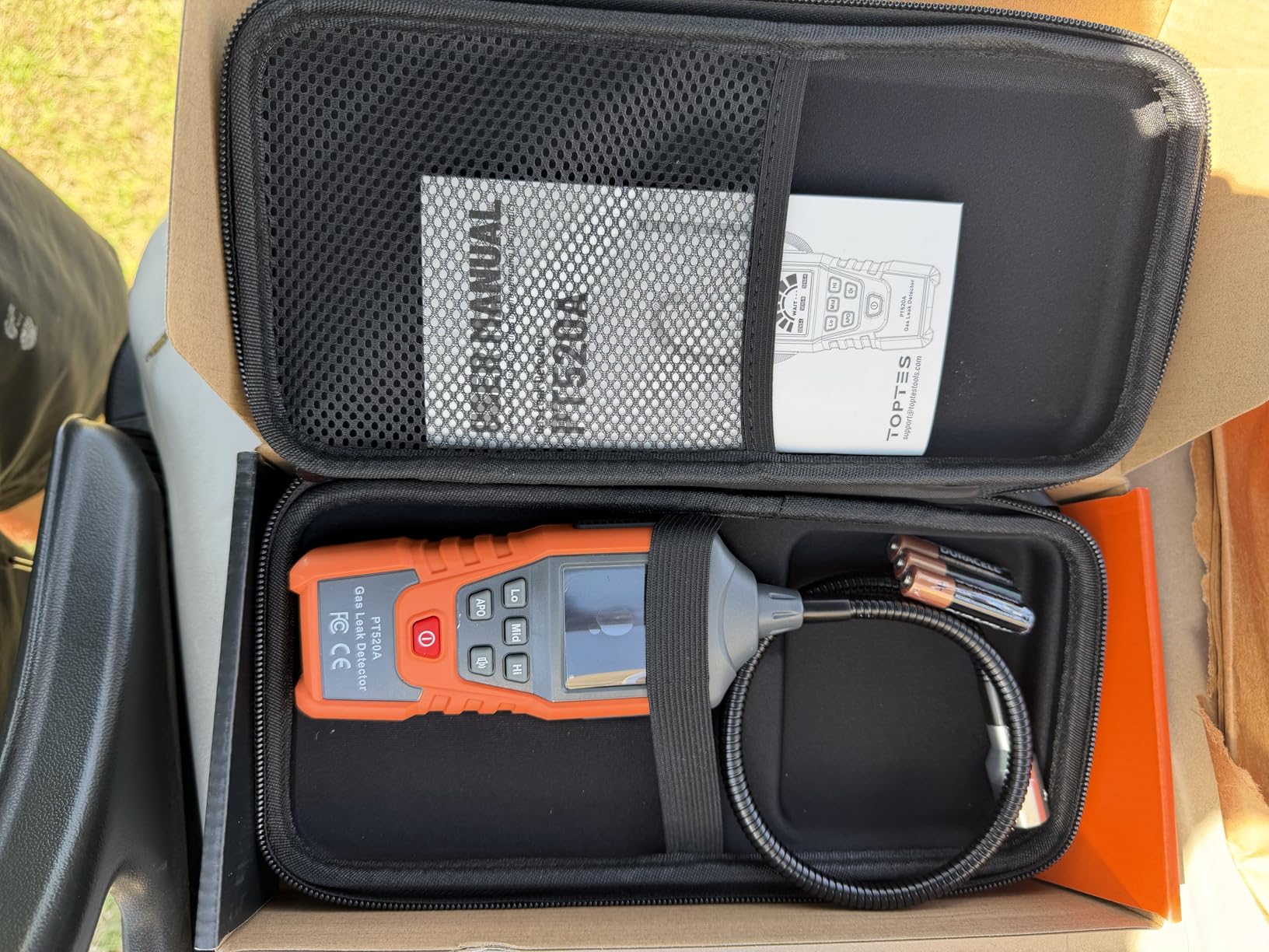 PT520A Natural Gas Detector, Gas Leak Detector with 17-Inch Gooseneck, Locating The Source Like Propane, Methane, and Butane for Home and RV customer photo 2