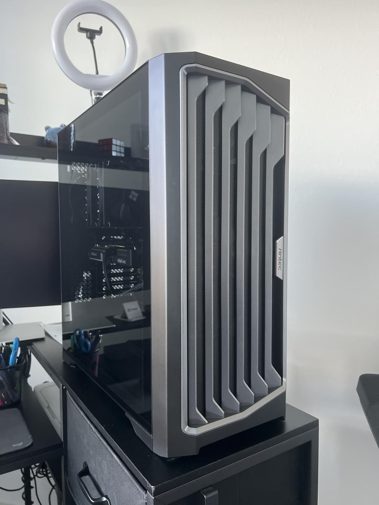 Antec Performance 1 FT, Full Tower, RTX40 Fully Compatible, Temp Display, 4 x Storm T3 PWM Fans, Type-C, Dual TG Side Panels, Removable Top Bracket, High Airflow Mesh Front Panel, E-ATX PC Case customer photo 2