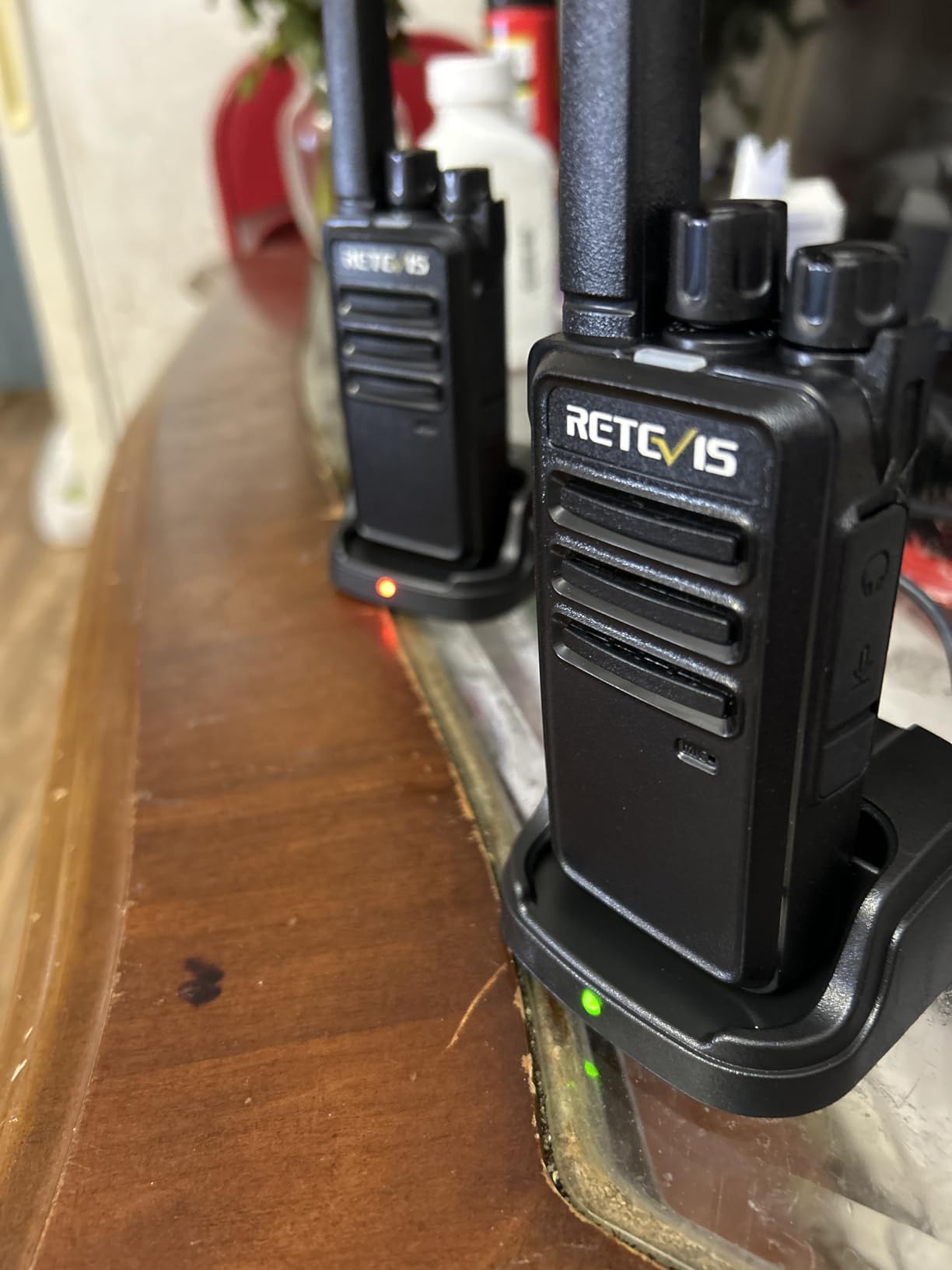 Retevis RT68 Walkie Talkies Rechargeable, Portable FRS Two-Way Radios for Adults, Heavy Duty 2 Way Radios Long Range, USB Charging Base, License Free (2 Pack) customer photo 2