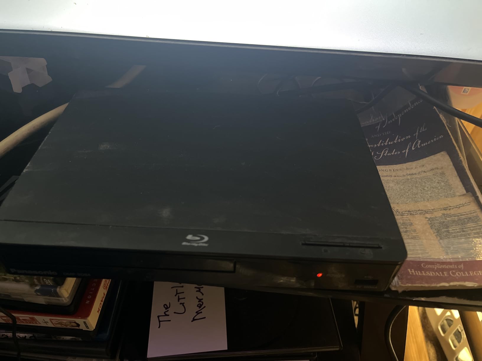 Panasonic Blu-Ray Player with Full HD Picture Quality and Hi-Res Dolby Digital Sound, DMP-BD84P-K Blu Ray DVD Player, Black customer photo 2