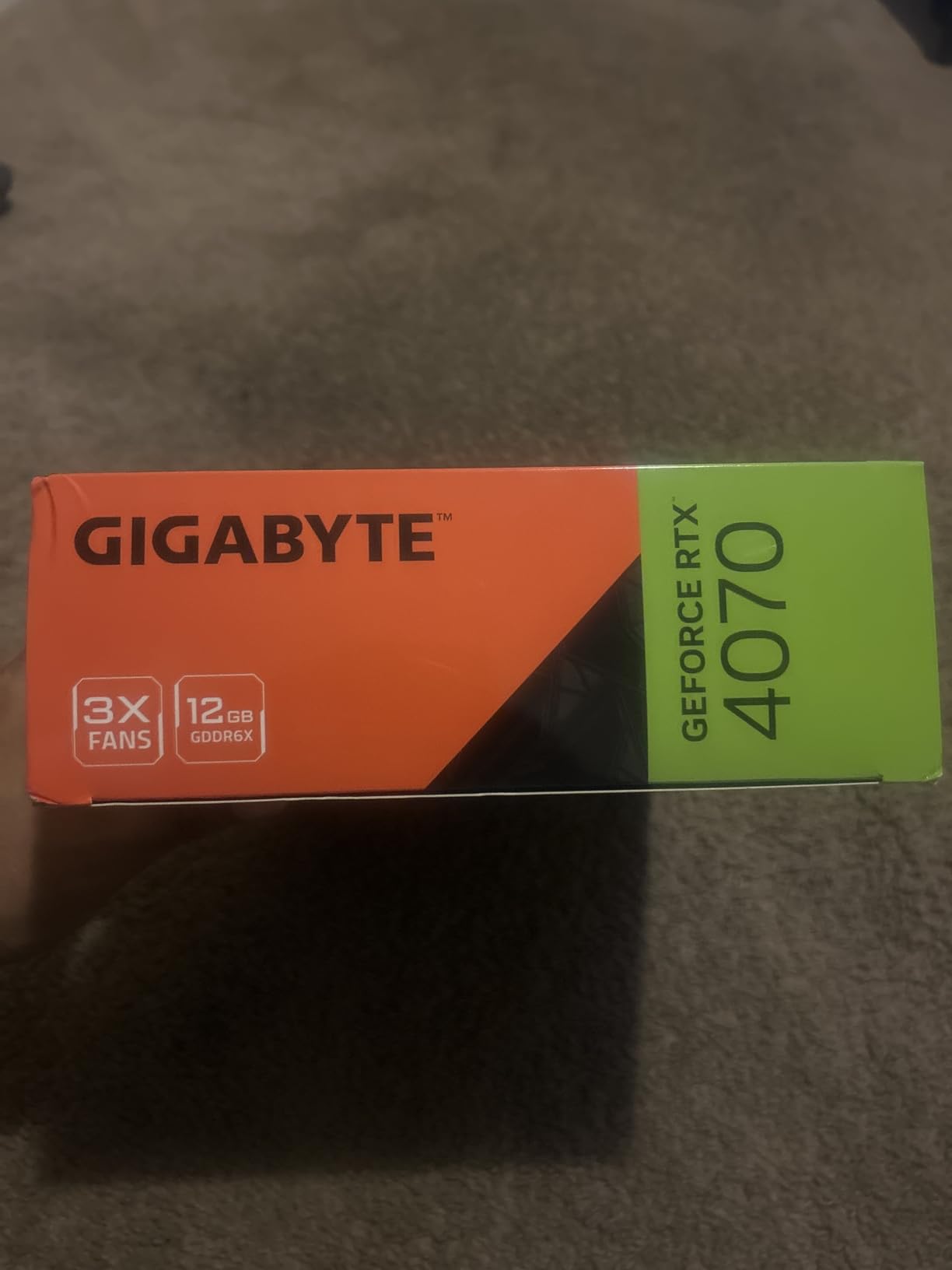 GIGABYTE GeForce RTX 4070 WINDFORCE OC 12G Graphics Card, 3X WINDFORCE Fans, 12GB 192-bit GDDR6X customer photo 1