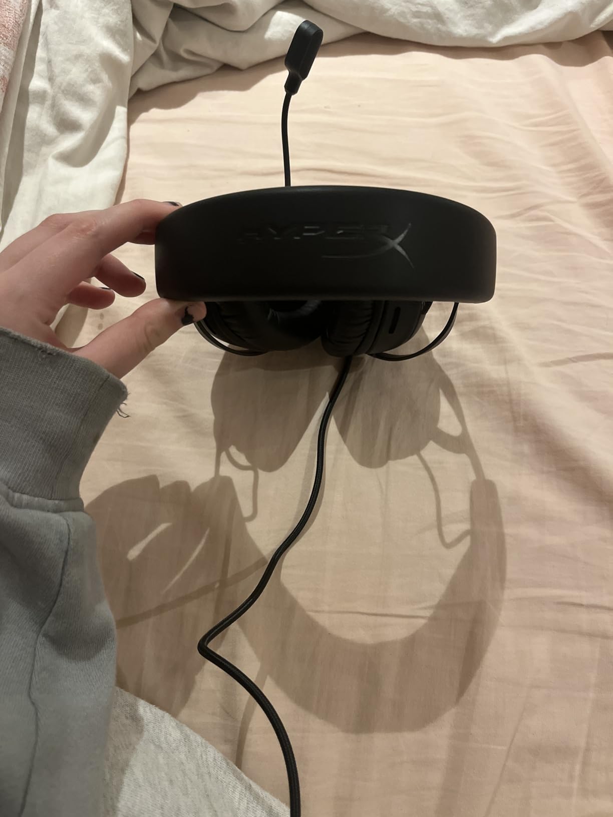 HyperX Cloud III - Wired Gaming Headset, PC, PS5, Xbox Series X|S, Angled 53mm Drivers, DTS Spatial Audio, Memory Foam, Durable Frame, Ultra-Clear 10mm Mic, USB-C, USB-A, 3.5mm - Black/Red customer photo 2