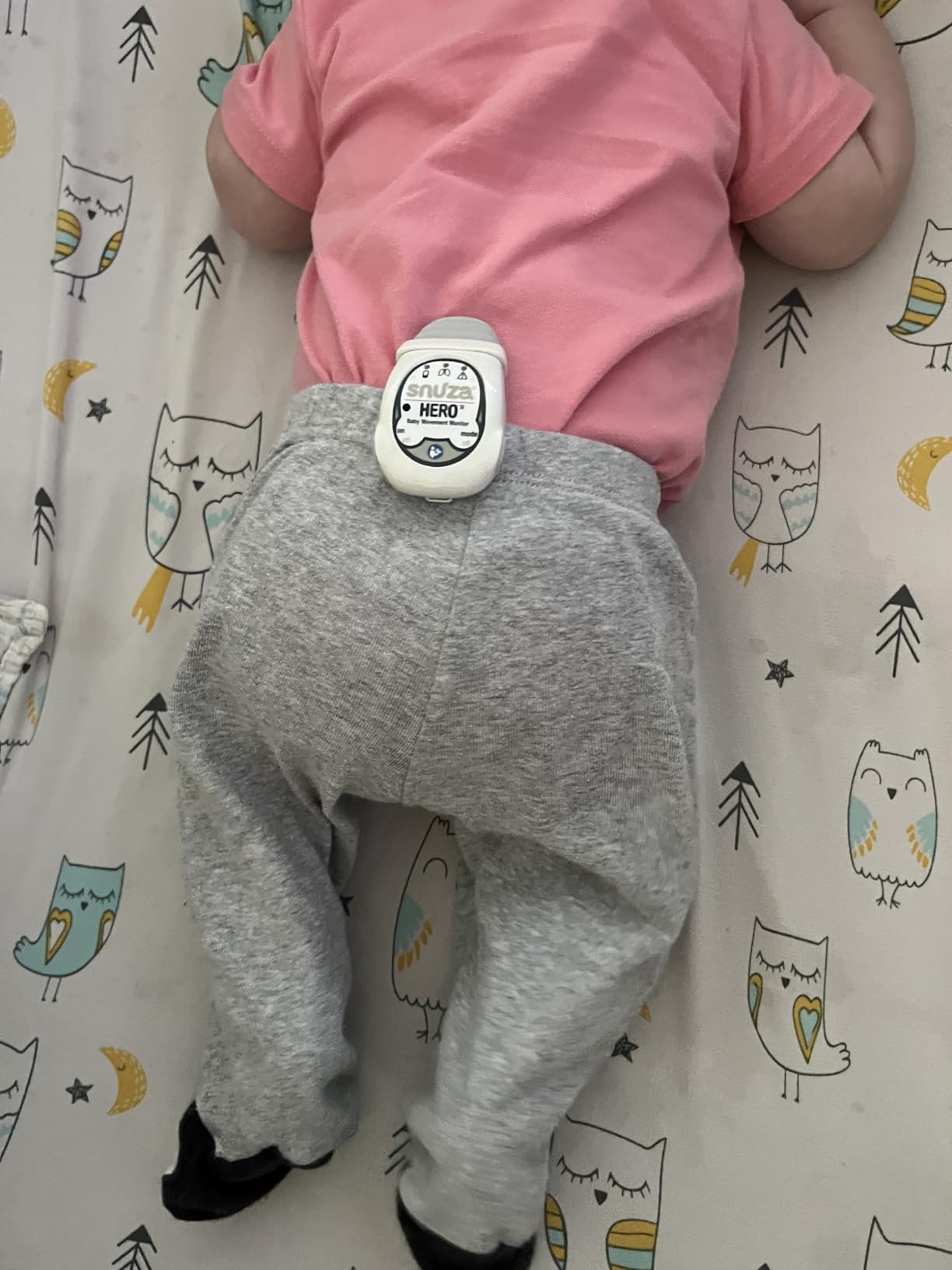 Snuza Hero Baby Movement Monitor - Portable Wearable Clip-On Monitor with Patented Sensor Technology, No WiFi/Cords/Sensor Pads, Vibration Stimulus & Audible Alerts customer photo 1