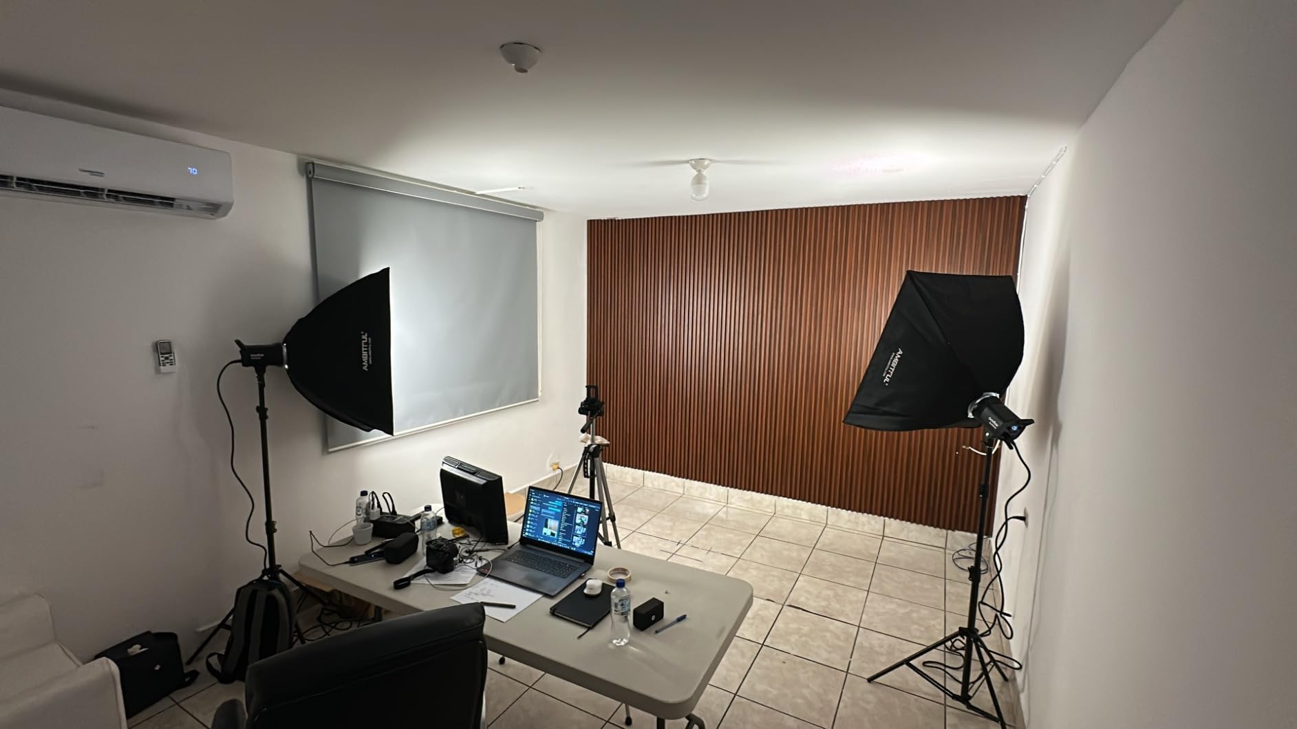Godox SL60II-Bi LED Video Light Kit 2 Pack 2800K-6500K Bi-Color Continuous Light, Square Grid Softbox, Light Stand, Remote Control & Honeycomb Grid for Studio Video Recording, Filming, Podcast (2PCS) customer photo 1