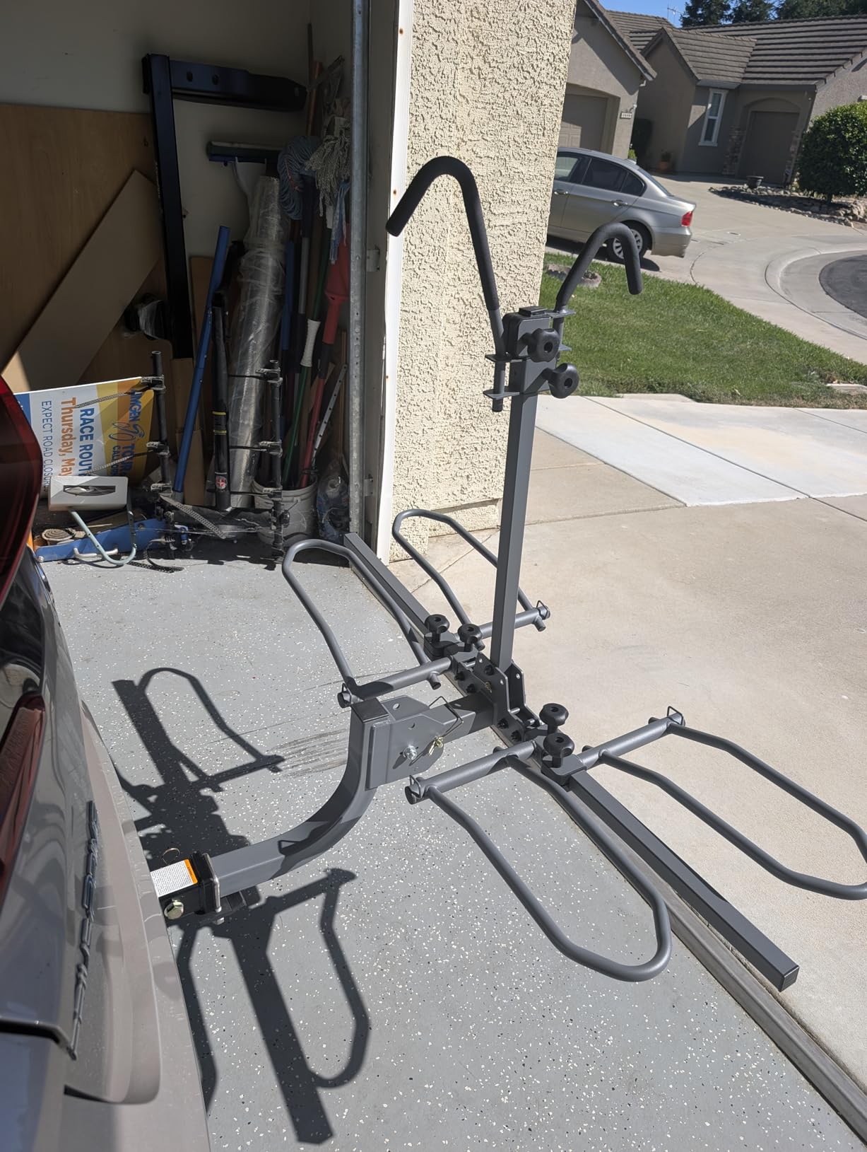 WILDROAD Hitch Bike Rack, Wobble Free Smart Tilting Bike Rack, Foldable 2-Bike Rack for Standard, Fat Tire and E-Bike, 2-Bike 180 lbs Capacity, Fits 2-inch Receiver customer photo 1