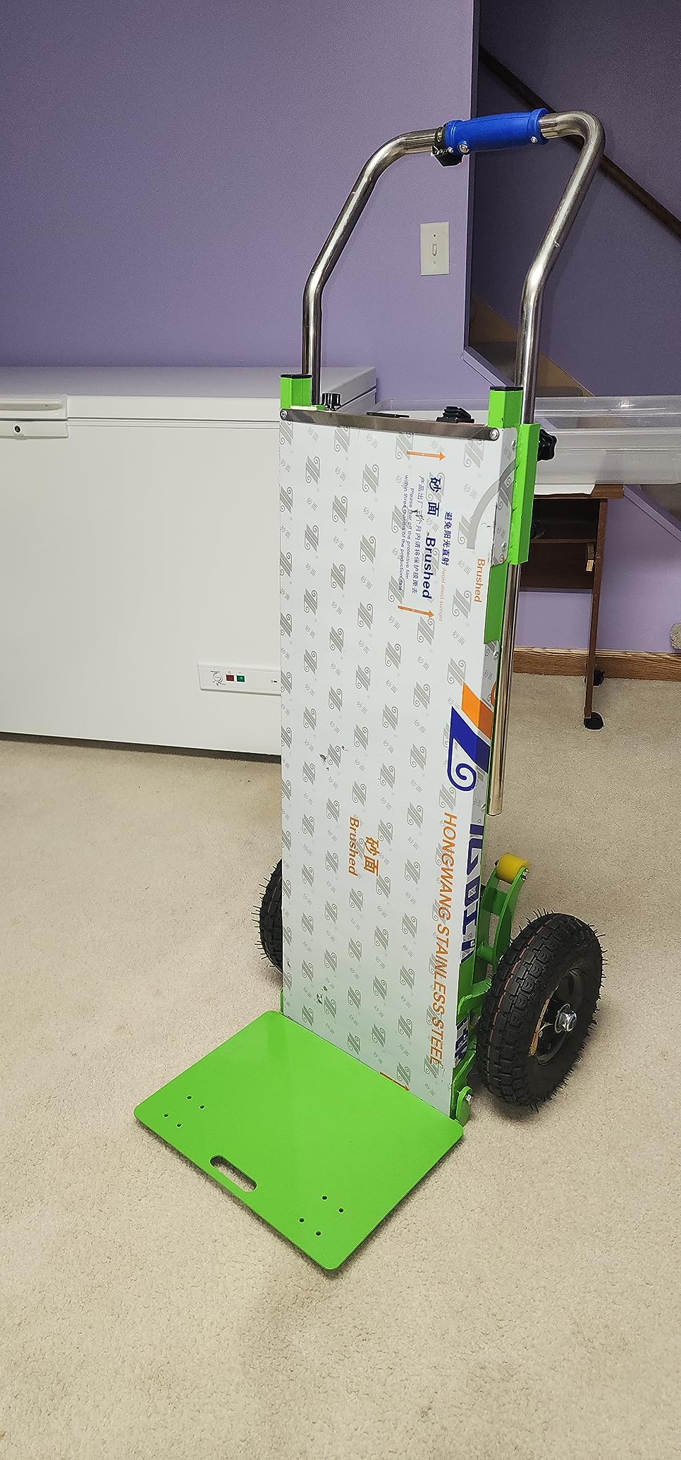 880lb Electric Stair Climbing Hand Trucks Also Suitable for Curved Stairs, Heavy Duty Stair Climbing Dolly Up and Down Stairs Effortless customer photo 2