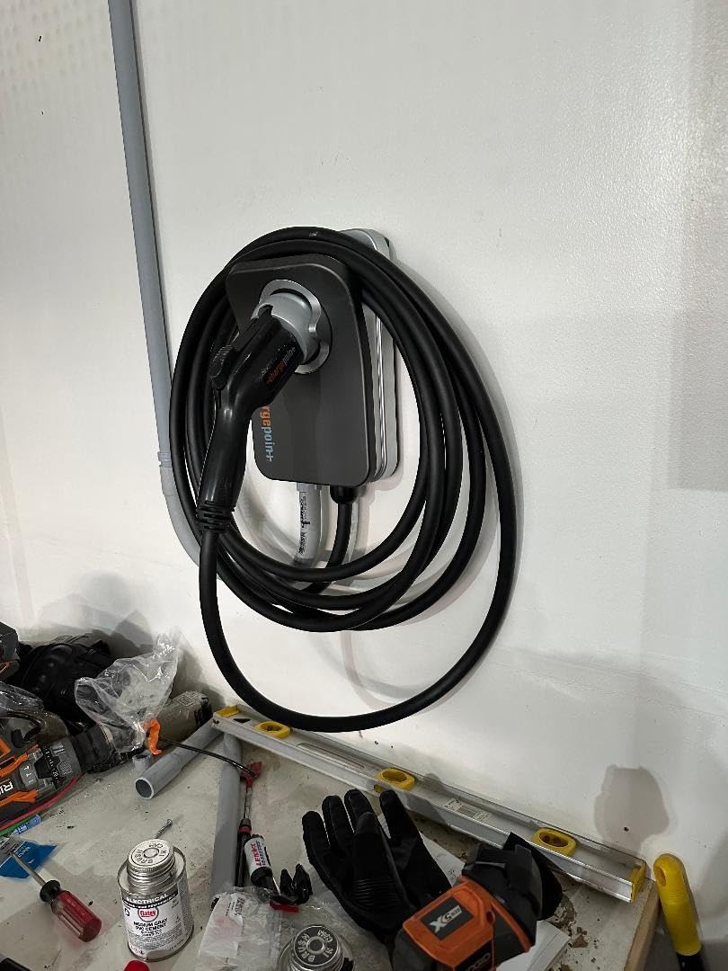 ChargePoint HomeFlex Level 2 EV Charger J1772 - Fast Smart Battery Power Charging at Home for Electric Automobile Vehicles - Hardwired for Electric Car customer photo 2