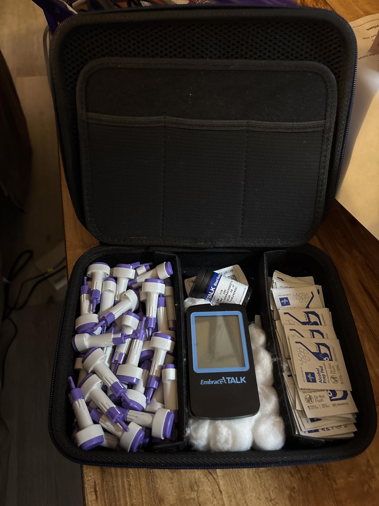 ProCase Diabetic Supplies Hard Travel Case, Diabetes Storage Bag for Glucose Meter, Insulin Pen, Blood Sugar Test Strips customer photo 1