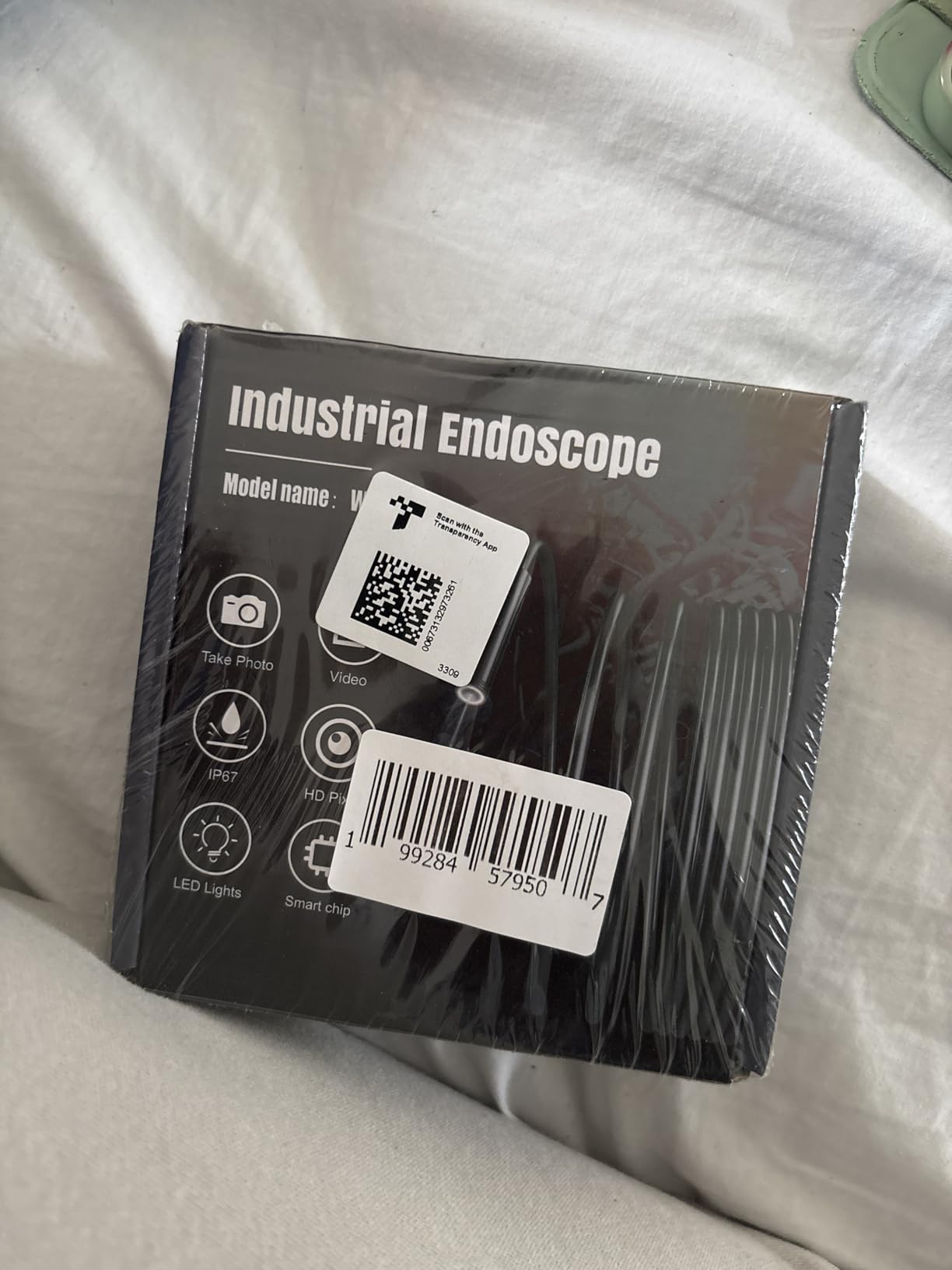Endoscope Camera with Light,1920P HD Borescope Tools with 8 Adjustable LED Lights, Endoscope with Semi-Rigid Snake Camera, IP67 Waterproof Inspection Borescope for iOS and Android-16.4ft Dual-Lens customer photo 2