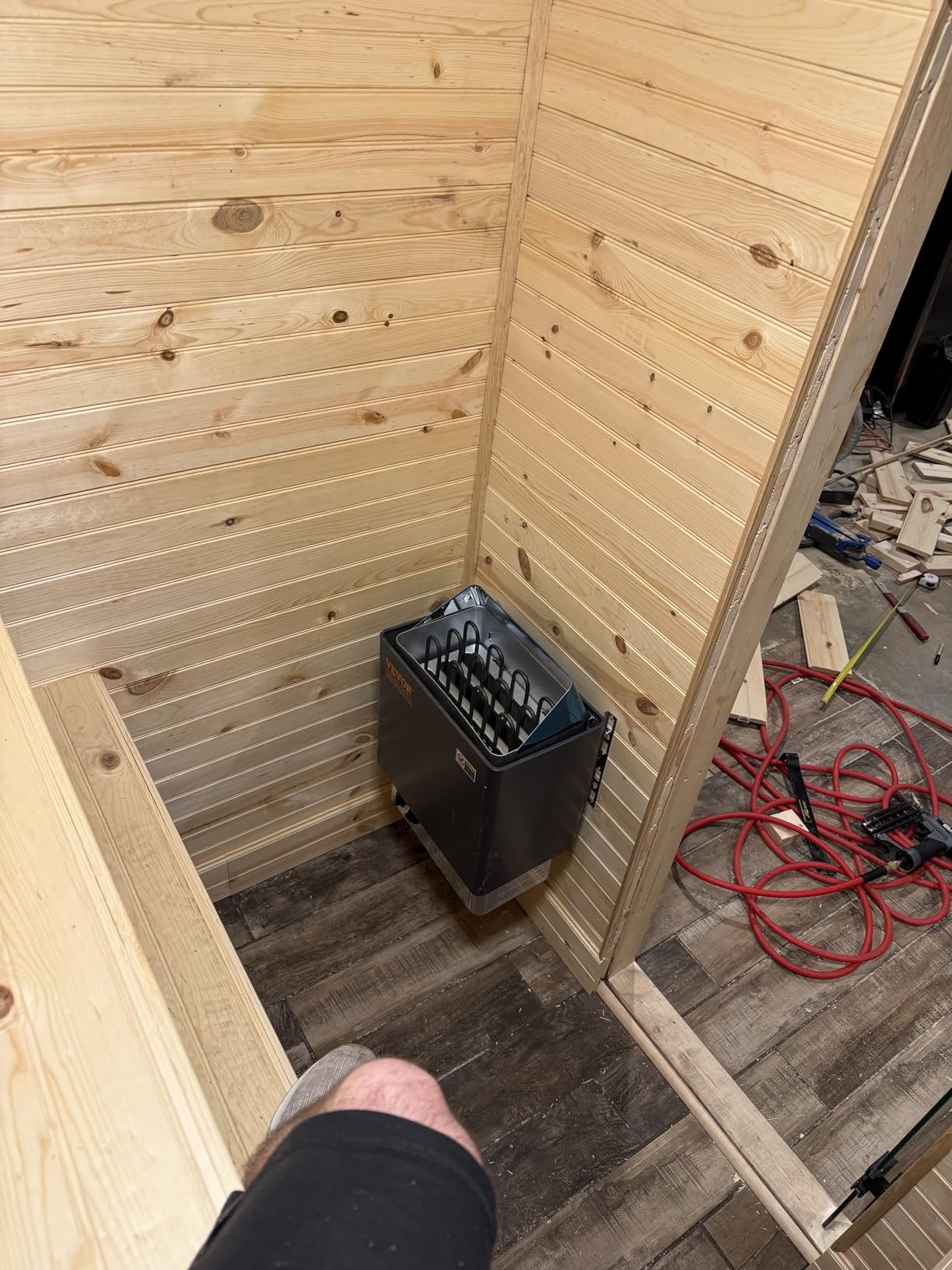 VEVOR Sauna Heater, 220V Electric Sauna Stove, Steam Bath Sauna Heater with 3h Timer and Adjustable Temp for Max. 176-318 Cubic Feet, 6KW, FCC Certification customer photo 1