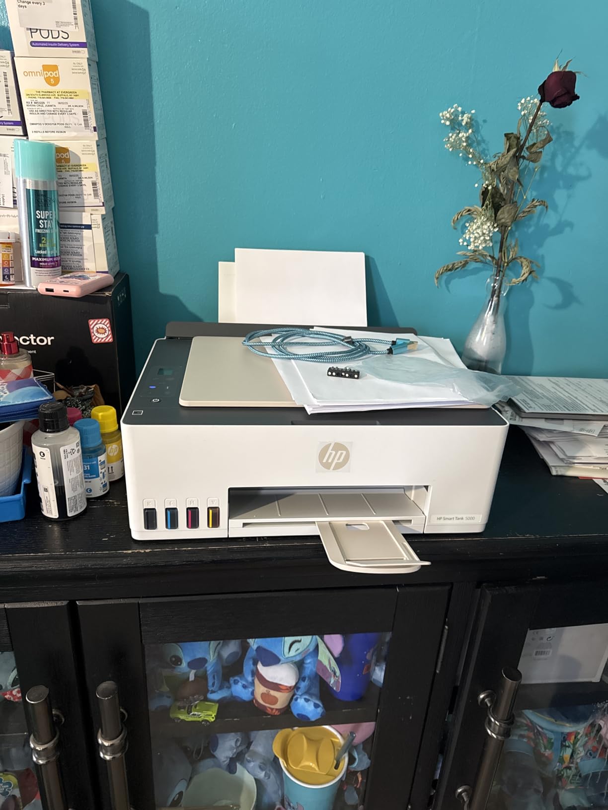 HP Smart Tank 5000 Wireless All-in-One Ink Tank Printer, Scanner, Copier with 2 Years of Ink Included, Best-for-Home, Cartridge-Free, Refillable, AI-Enabled, an EcoTank Alternative customer photo 2