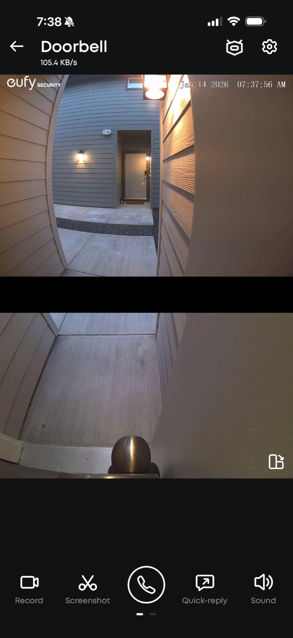 eufy Security Video Doorbell E340 - No Subscription, 2K Full HD Dual Cameras & Head-to-Toe View, Doorbell Camera Wireless & Wired, Delivery Guard, Color Night Vision, Two-Way Talk, AI Motion Detection customer photo 2