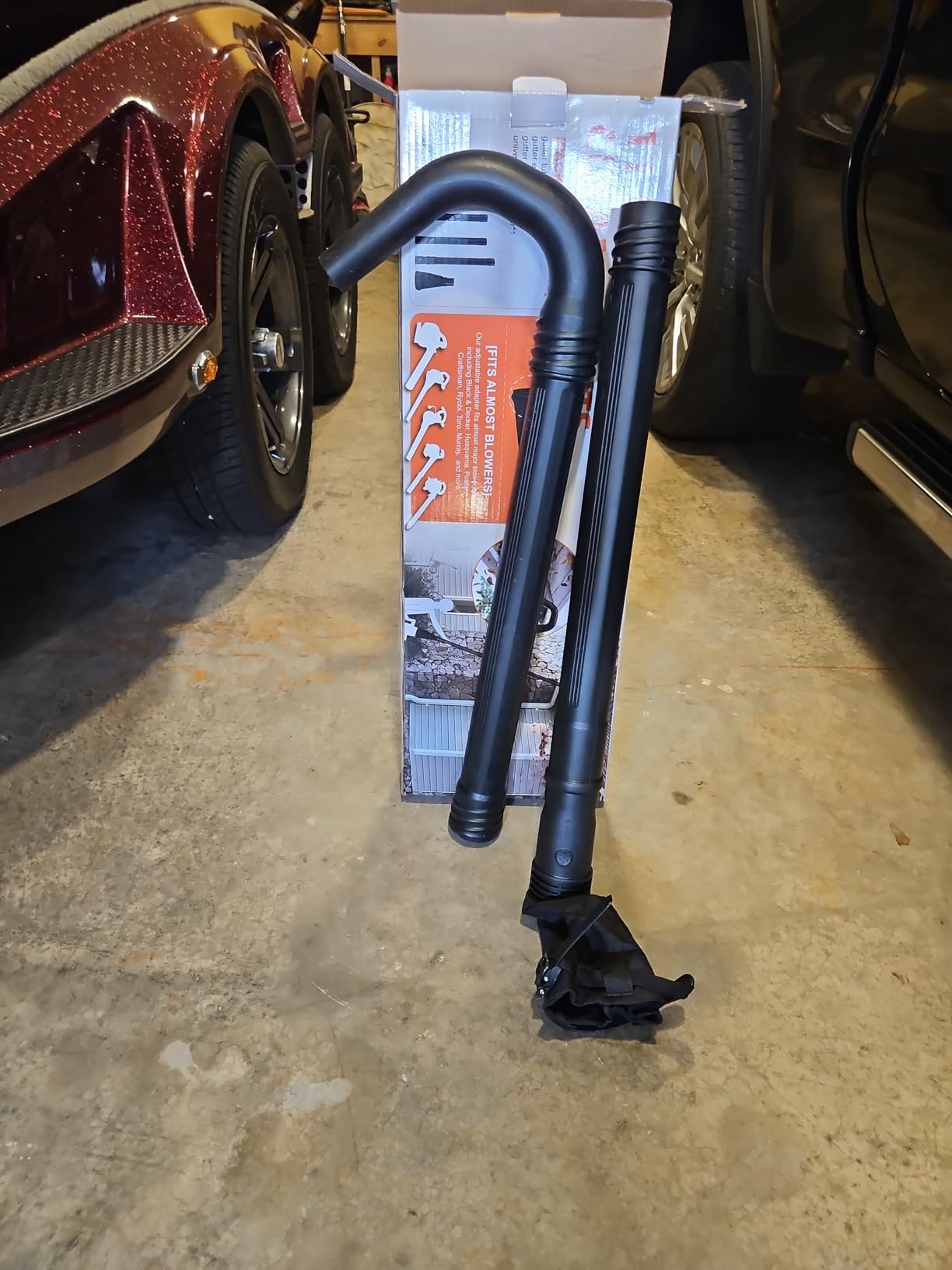 Sealegend Universal Leaf Blower Gutter Cleaning Attachment, Gutter Cleaning Kit for Leaf Blowers Clean Gutters from The Ground Leaf Remover customer photo 1