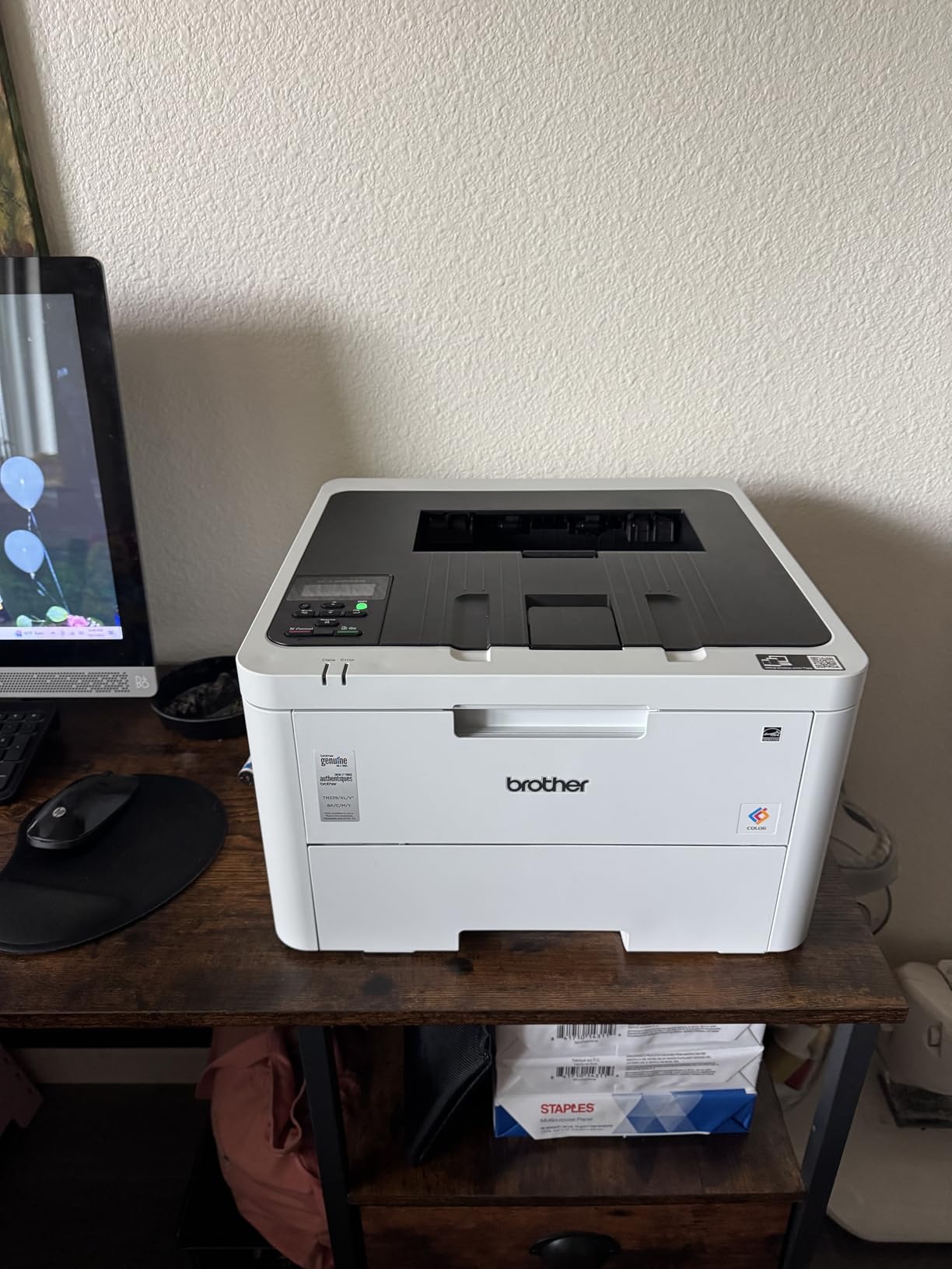 Brother HL-L3220CDW Wireless Color Laser Printer with Duplex, 19 PPM, 250-Sheet Paper Tray customer photo 2