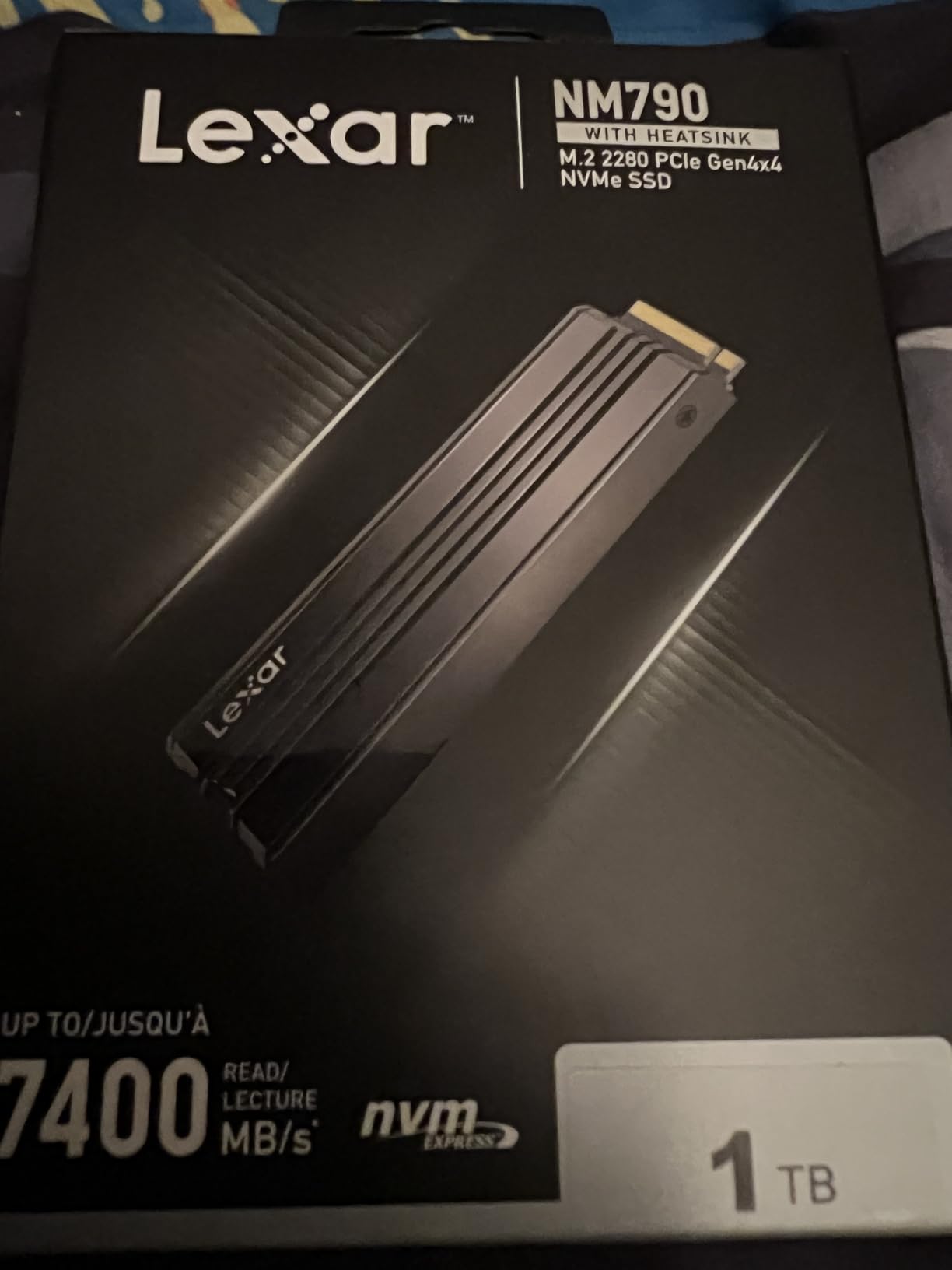 Lexar 1TB NM790 SSD with Heatsink PCIe Gen4 NVMe M.2 2280 Internal Solid State Drive - Compatible with PS5 customer photo 2