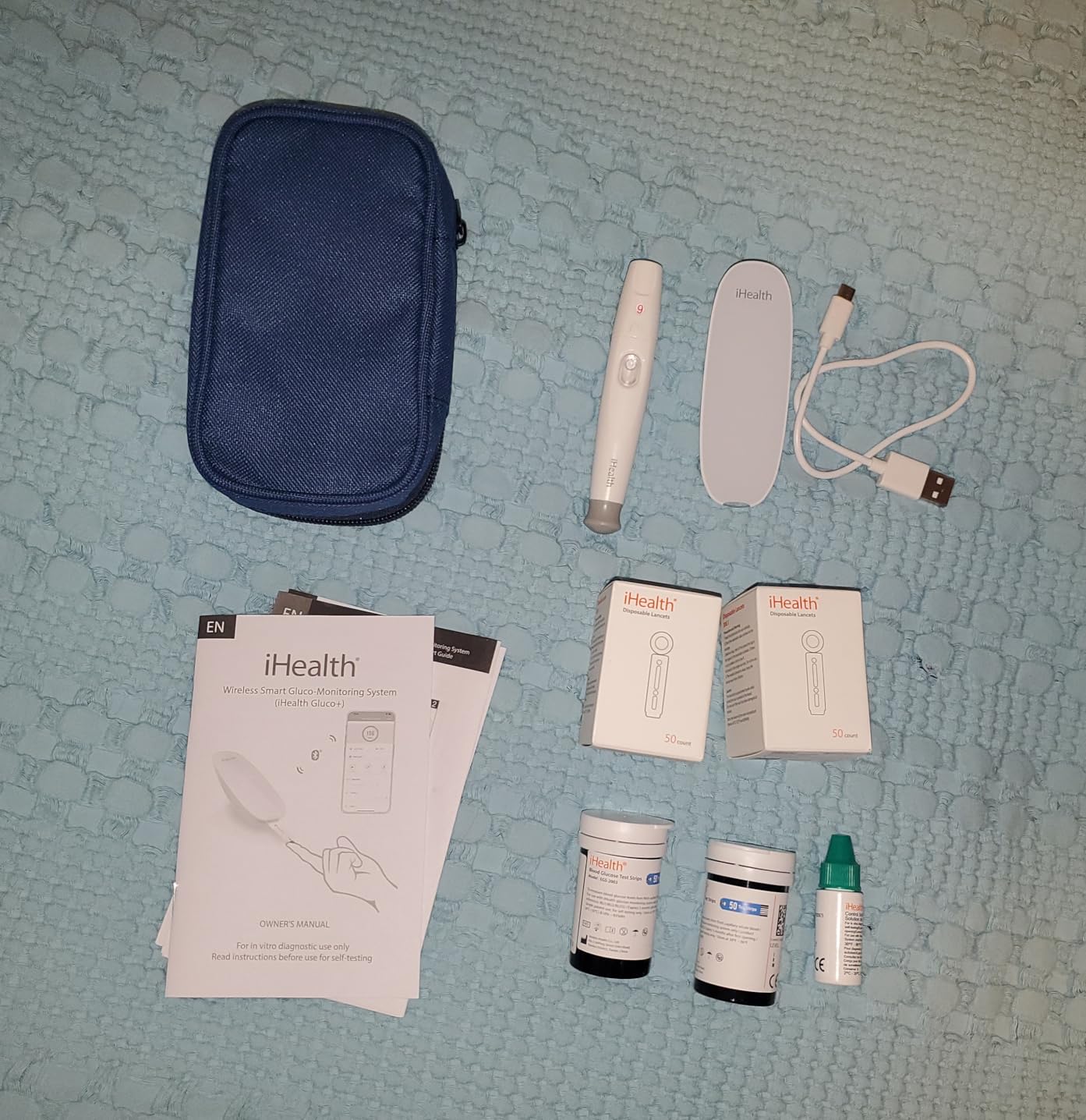 iHealth Gluco+ Wireless Smart Blood Glucose Monitor Kit with Free App customer photo 2