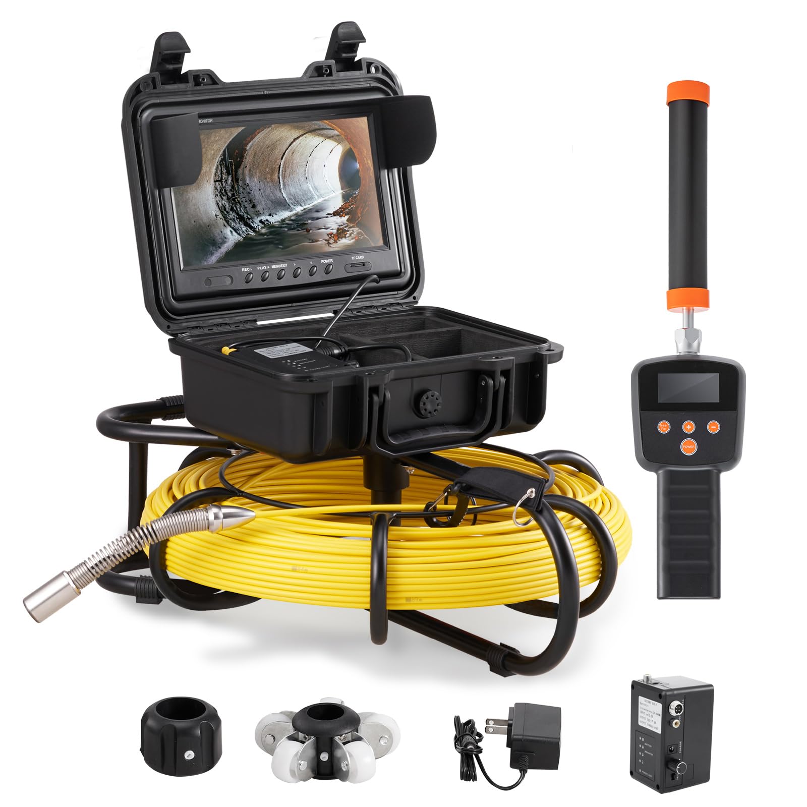 VEVOR Sewer Inspection Camera, 300 ft/91.5 m, 9