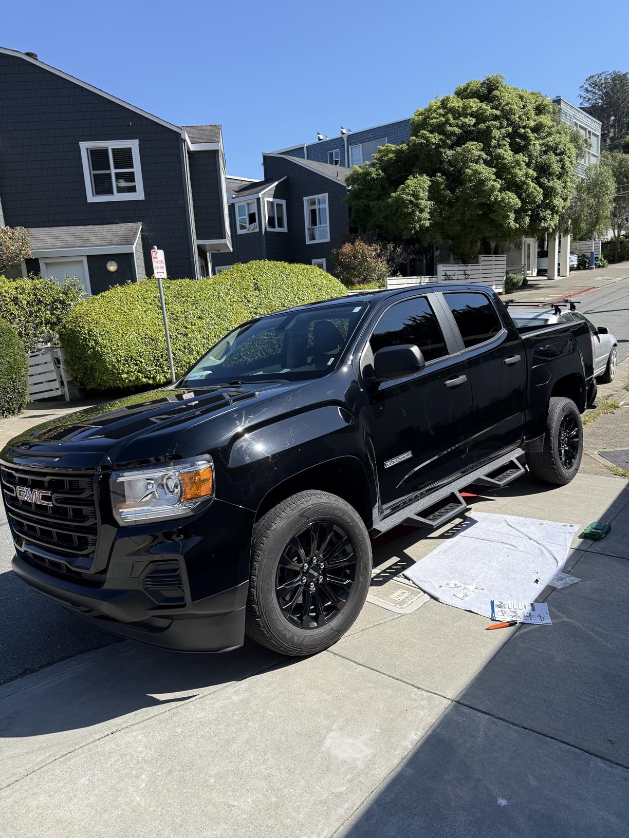 Tyger Auto LanderX Running Board Compatible with 2015-2026 Chevy Colorado GMC Canyon | Crew Cab | TG-LX3C82388 | Drop Step Side Step Rail Nerf Bars customer photo 2