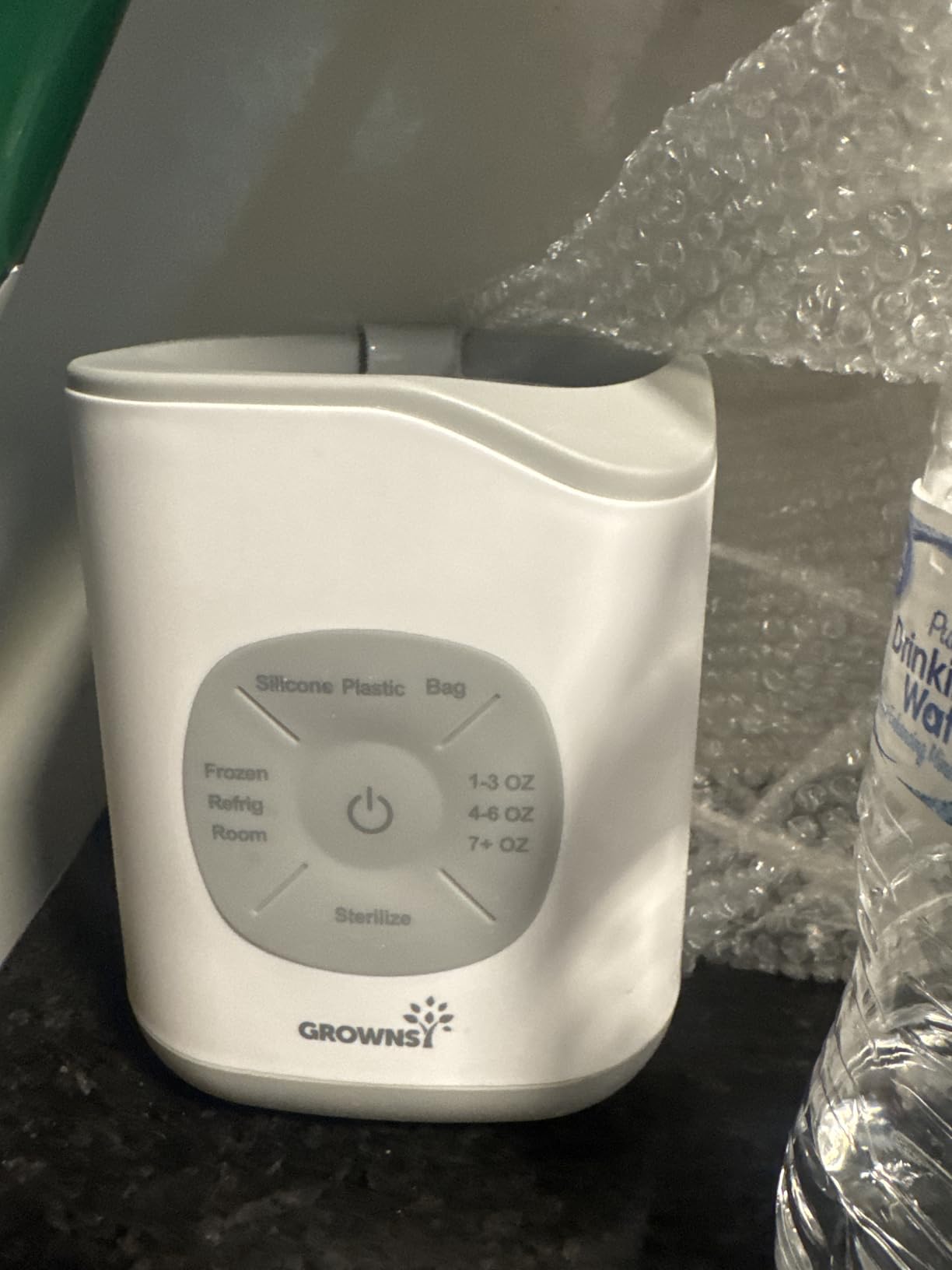 Grownsy Bottle Warmer for Night Feeding, Fast Baby Bottle Warmer for Breastmilk, Smart Temperature Control, with Timer, Thaw, Food Heater, Night Light, Calentador De Biberones for All Bottles customer photo 1