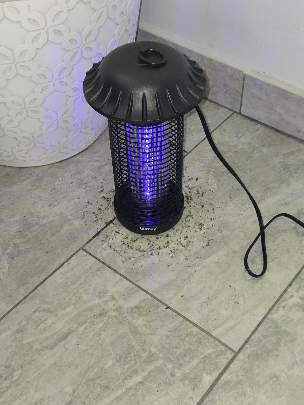 Buzbug LED Bug Zapper Indoor Outdoor, Up to 50,000 Hours Lifespan Lamps, 6.5 ft Power Cord, High-Voltage, Mosquito Zapper, Fly Trap Mosquito Trap, Fly Killer Fly Zapper -MO008C customer photo 1