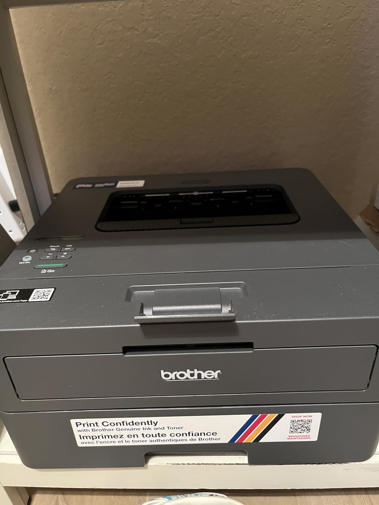 Brother HL-L2405W Wireless Compact Monochrome Laser Printer with Mobile Printing customer photo 2