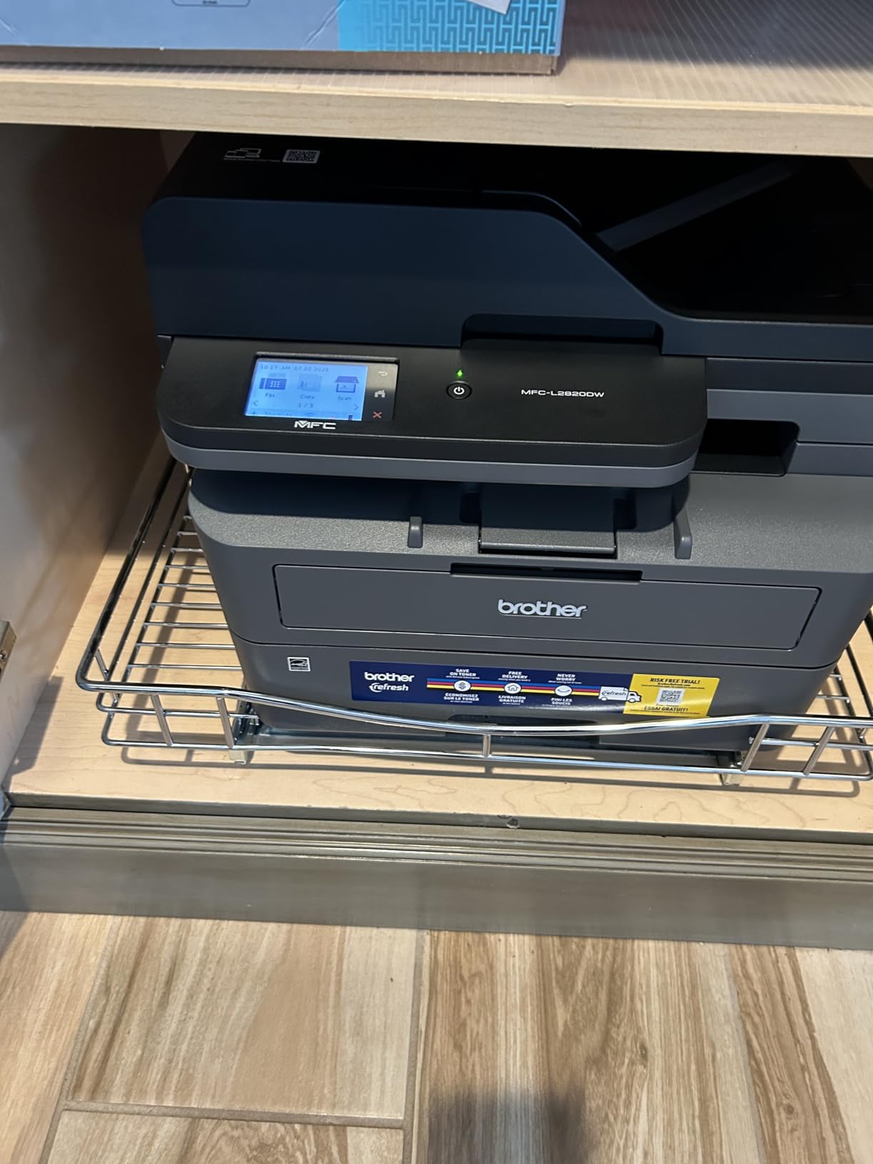 Brother MFC-L2820DW Wireless Compact Monochrome All-in-One Laser Printer with Copy, Scan and Fax, Duplex customer photo 2