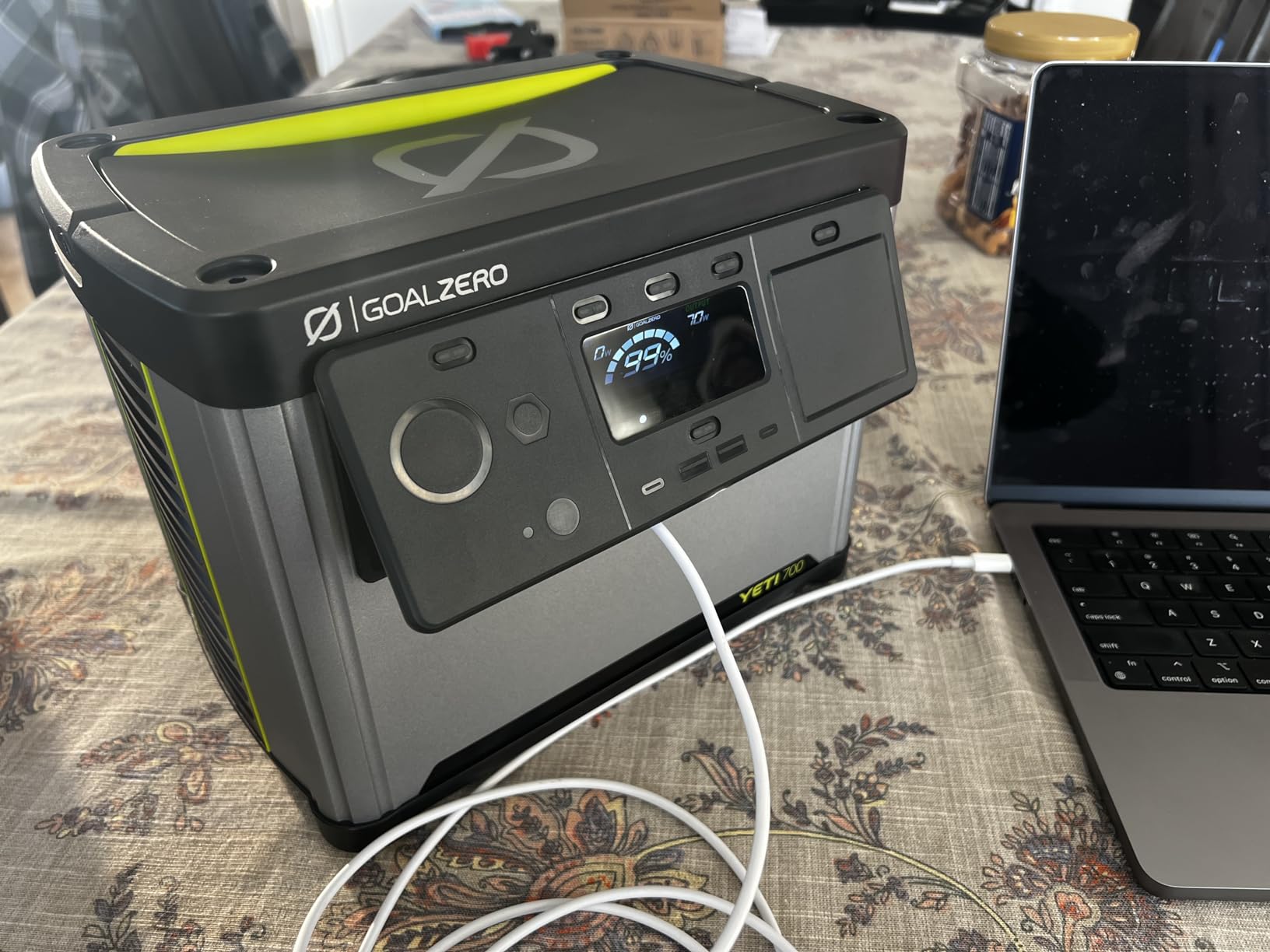 Goal Zero Yeti Portable Power Station, Yeti 300, 297 Watt Hour LiFePO4 Battery, Water resistant & Dustproof Solar Generator For Outdoors, Camping, Tailgating, & Home, Clean Renewable Off-Grid Power customer photo 1