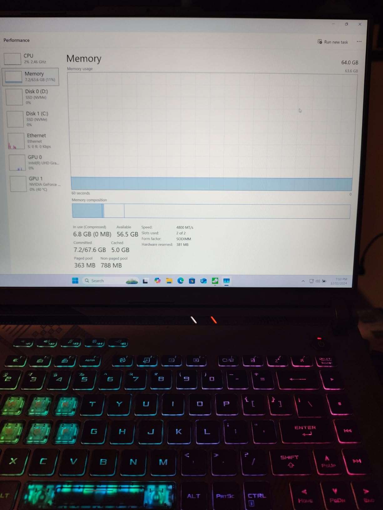 ASUS ROG Strix G16 Gaming Laptop, 165Hz Display, NVIDIA GeForce RTX 4060, Intel Core i7-13650HX, 16GB DDR5, 1TB PCIe Gen4 SSD, Wi-Fi 6E, Windows 11, G614JV-AS74 customer photo 2